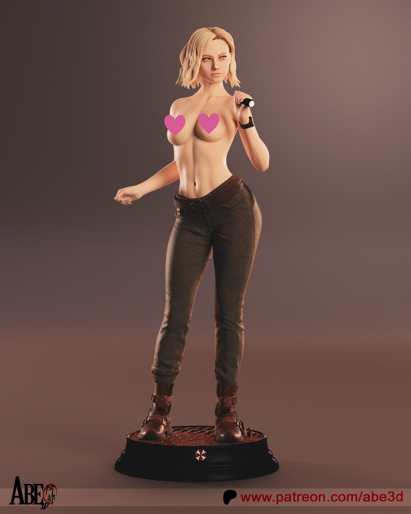 Grace NSFW (TORSO VARIANTS INCLUDED) - Unassembled and Unpainted Garage Kit - Model Designed by Abe3D