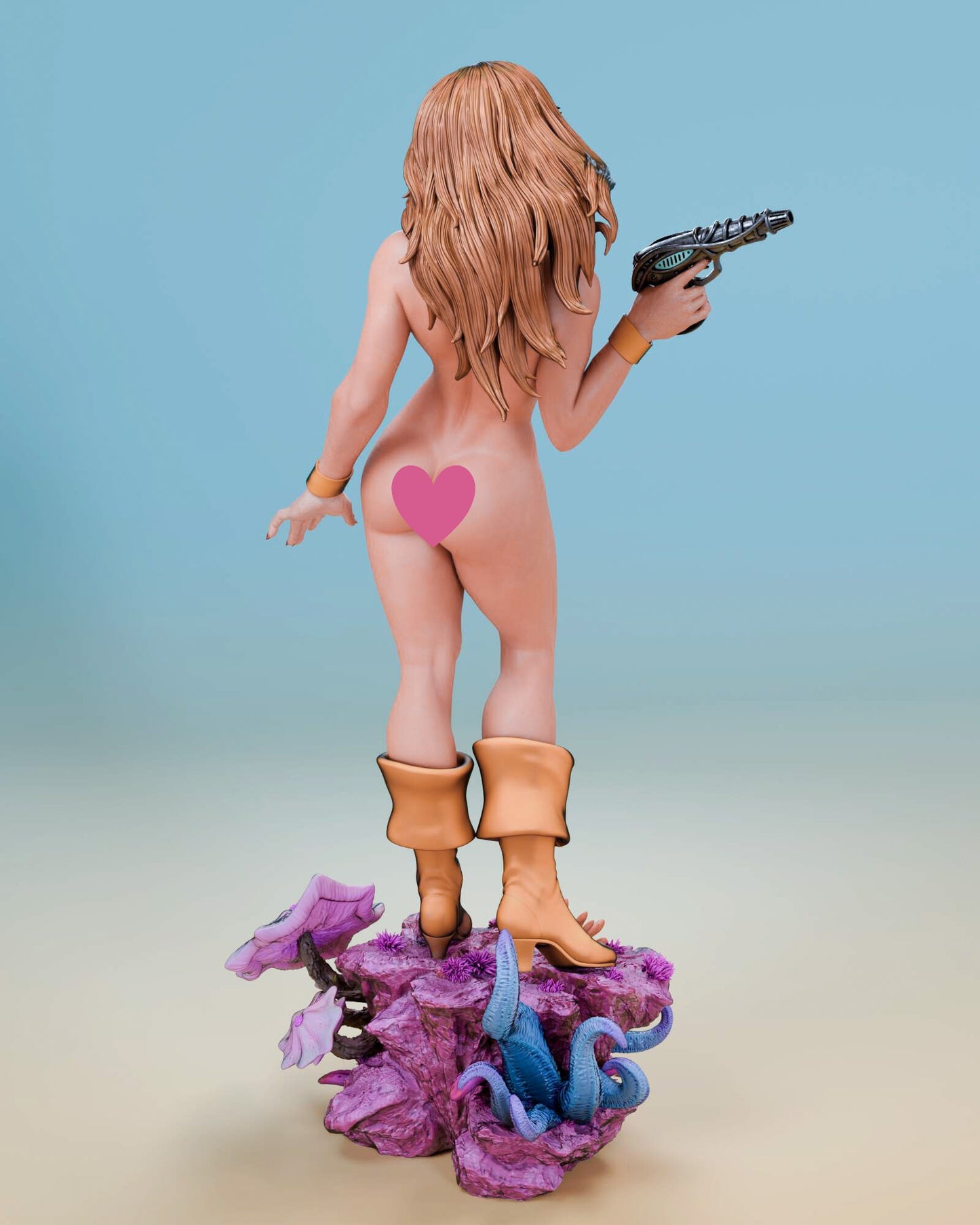 Barbarella NSFW - Unassembled and Unpainted Garage Kit - Model Designed by Abe3D/Stompa
