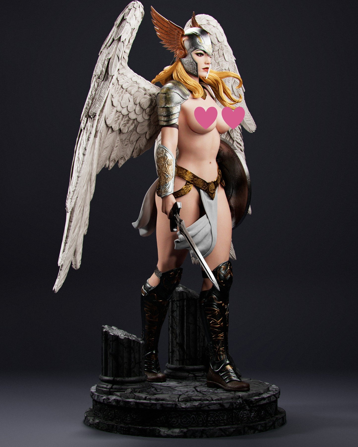 Valkyrie NSFW - Unassembled and Unpainted Garage Kit - Model Designed by Abe3D/Marcio