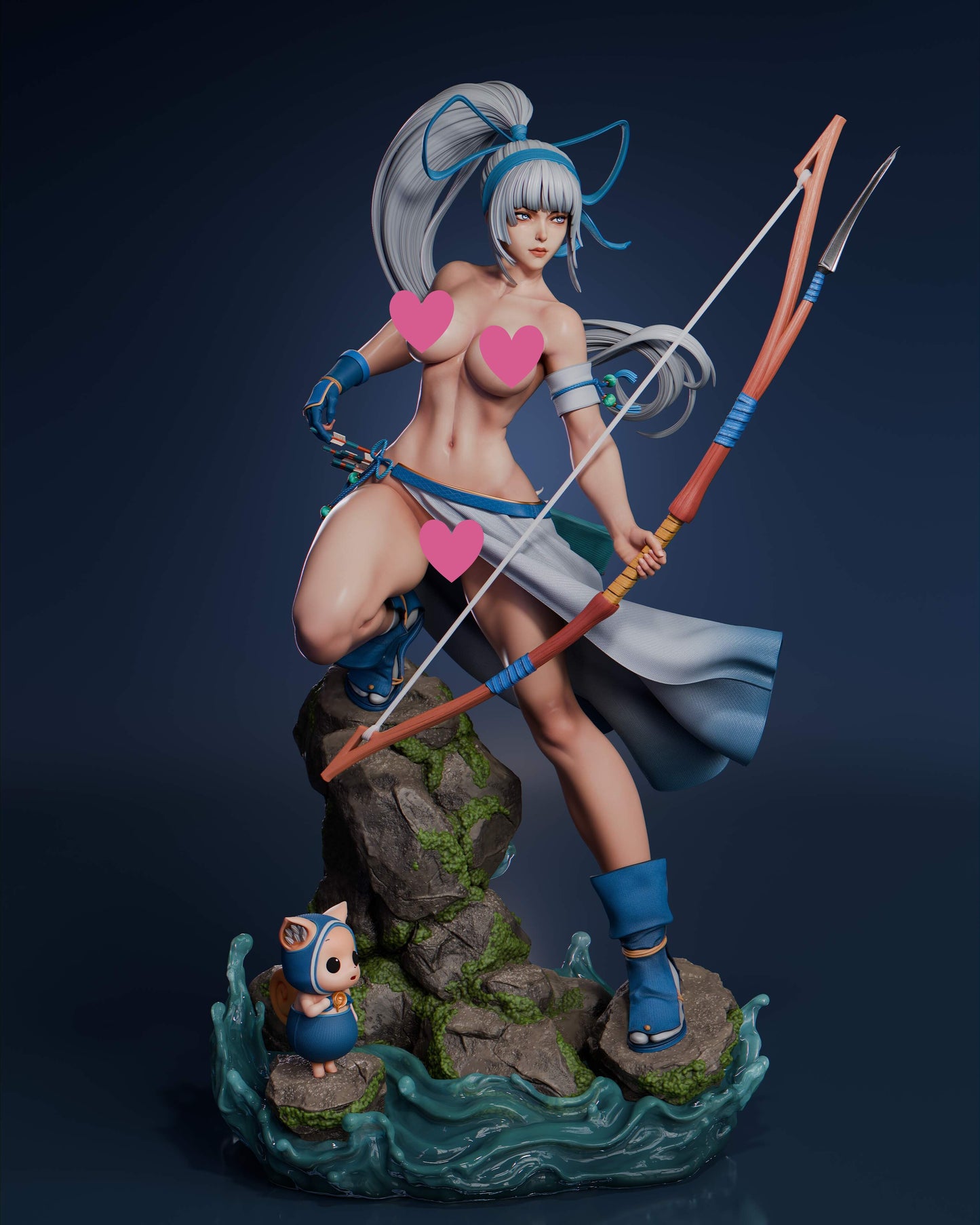 Mina NSFW - Unassembled and Unpainted Garage Kit - Model Designed by Abe3D/Davi