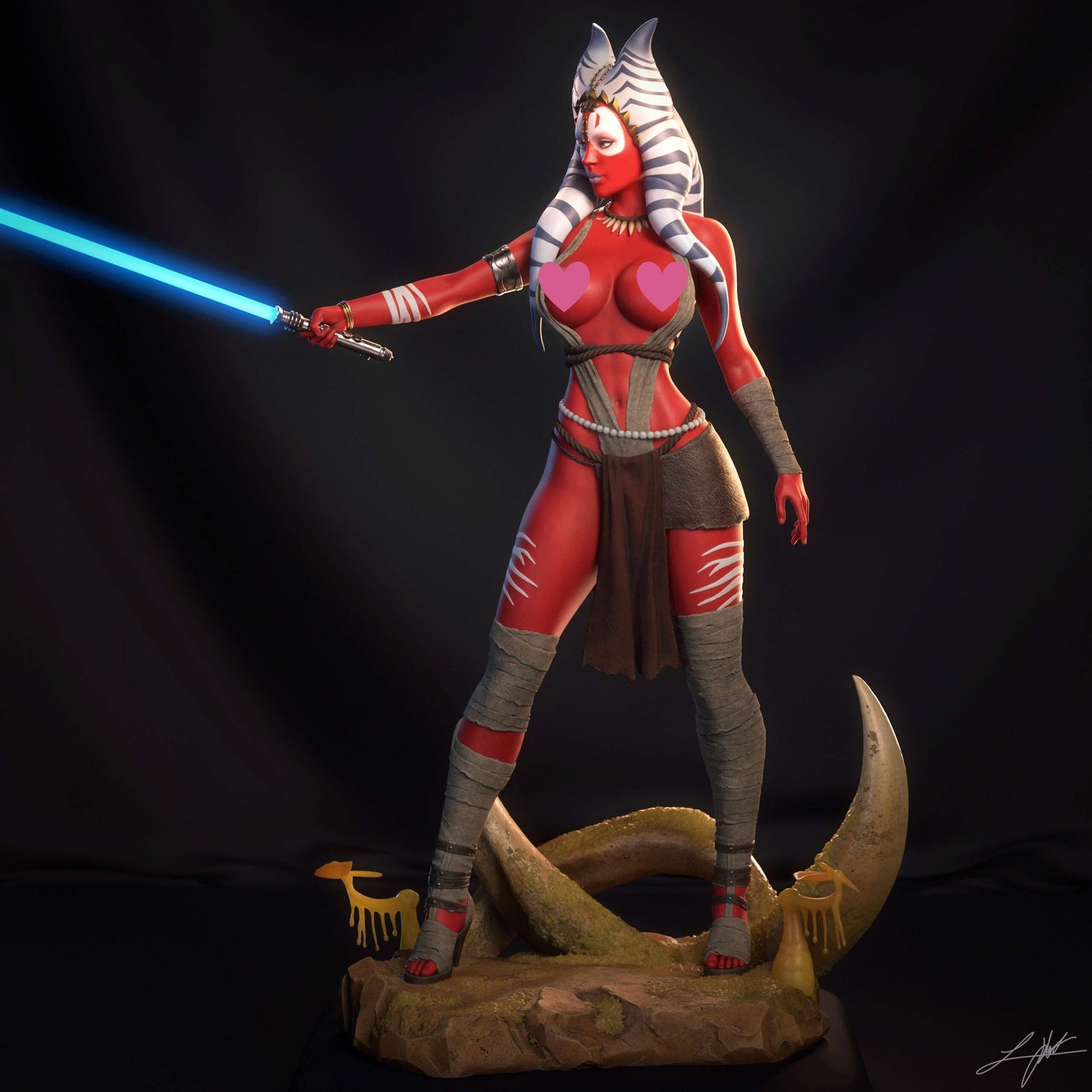 Shaak Ti NSFW - Unassembled and Unpainted Garage Kit - Model Designed by Abe3D/Ramses