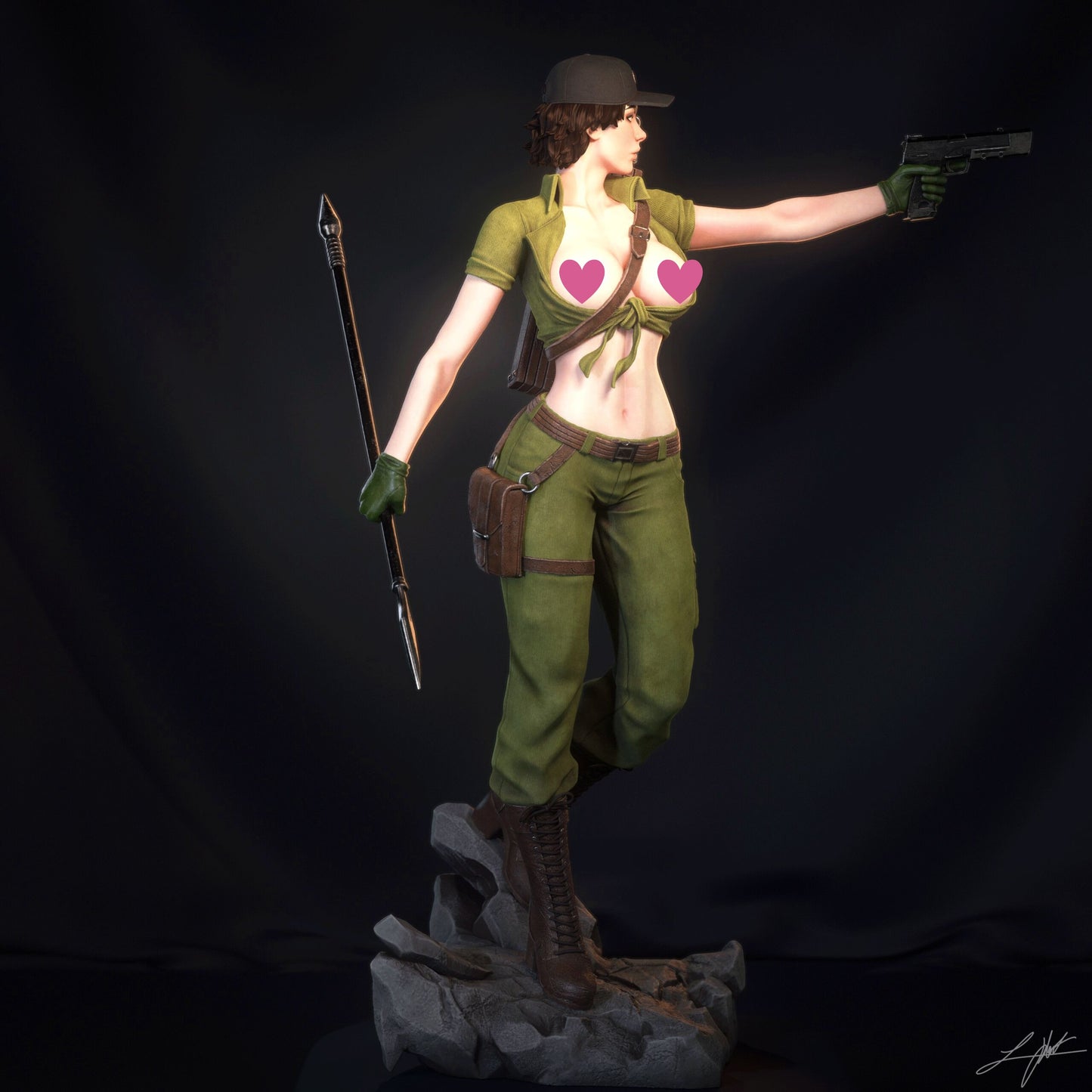 Lady Jaye NSFW - Unassembled and Unpainted Garage Kit - Model Designed by Abe3d/Ramses