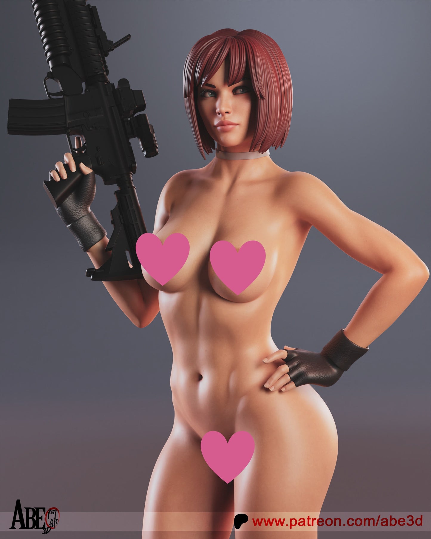 Regina NSFW - Unassembled and Unpainted Garage Kit - Model Designed by Abe3D