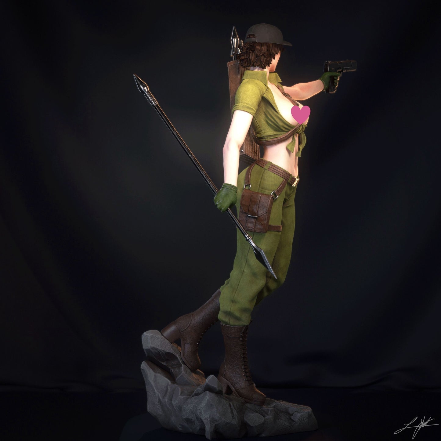 Lady Jaye NSFW - Unassembled and Unpainted Garage Kit - Model Designed by Abe3d/Ramses