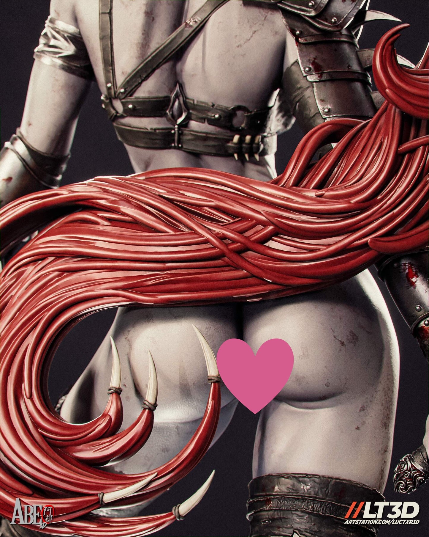 Lelith NSFW - Unassembled and Unpainted Garage Kit - Model Designed by Abe3D/LT3D