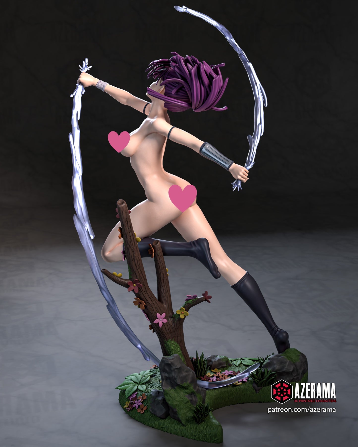 Yuzuriha x Sagiri NSFW - Unassembled and Unpainted Garage Kit - Model Designed by Azerama