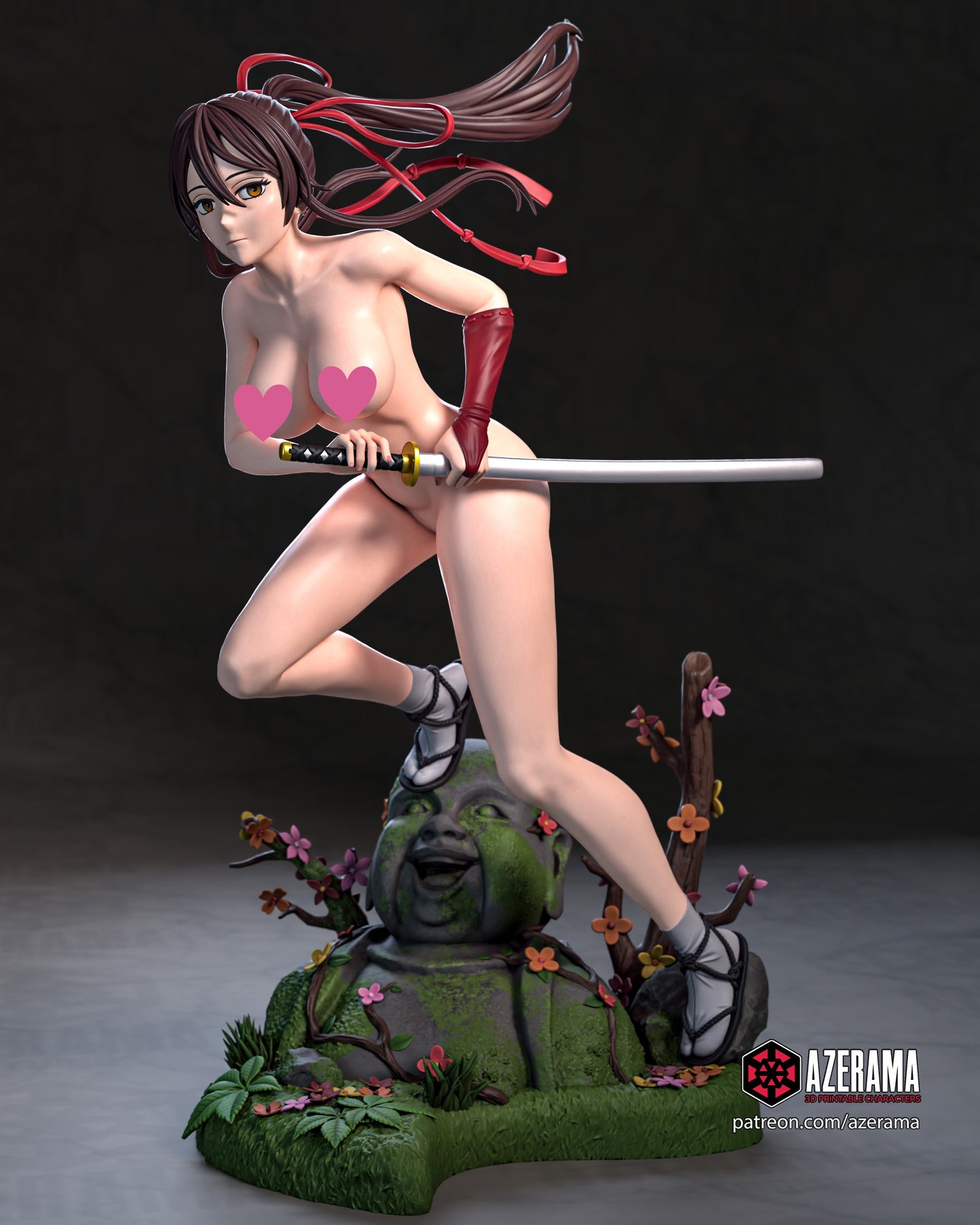 Yuzuriha x Sagiri NSFW - Unassembled and Unpainted Garage Kit - Model Designed by Azerama