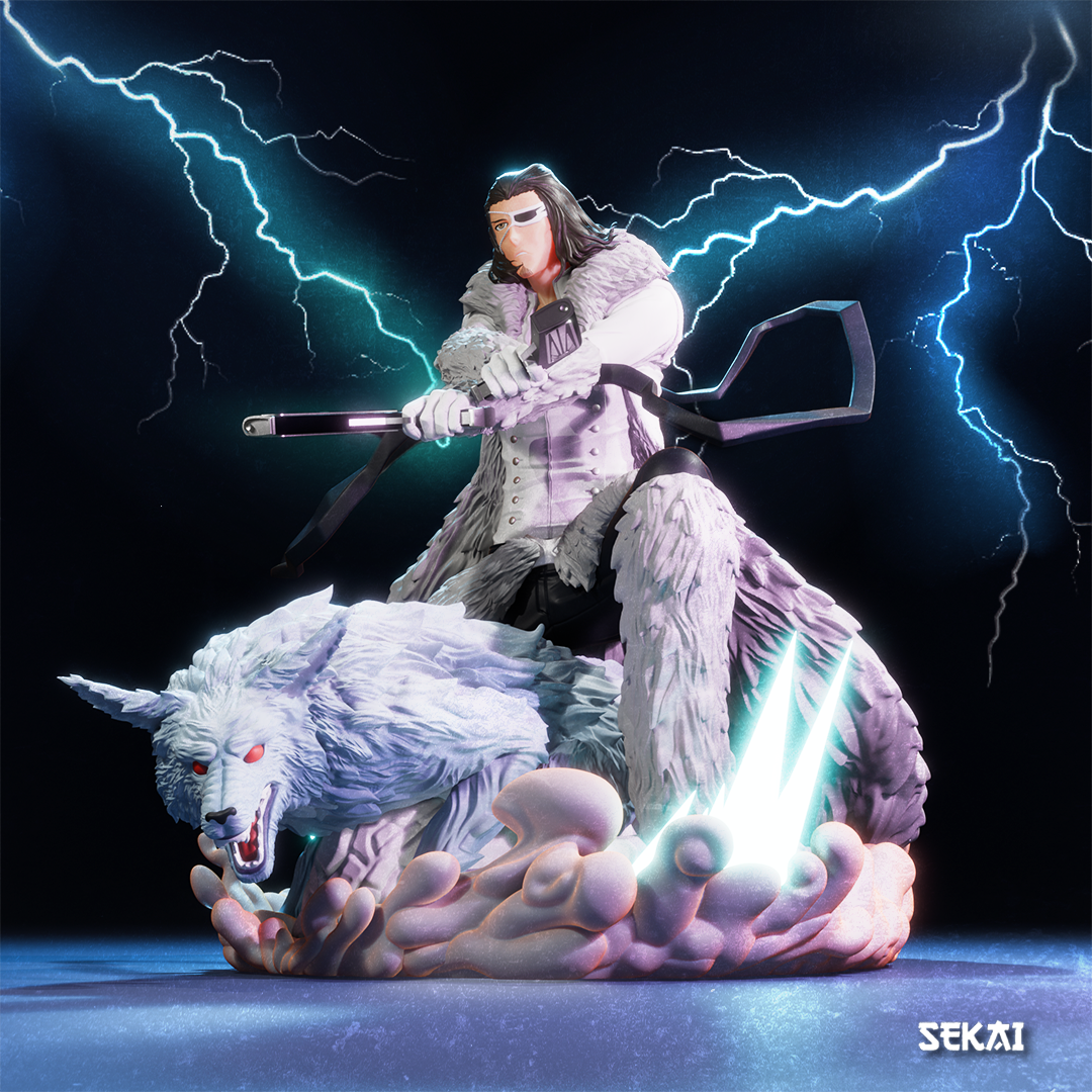 Coyote - Unassembled and Unpainted Garage Kit - Model Designed by Sekai3D