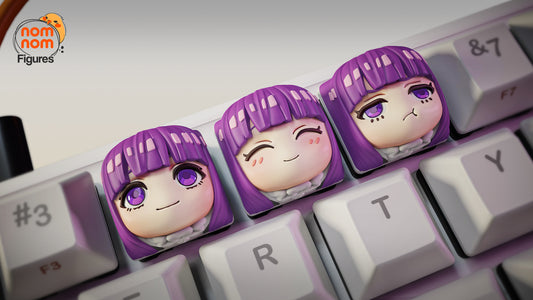 Fern Keycaps - UNPAINTED- Model Design by NomNom Figures