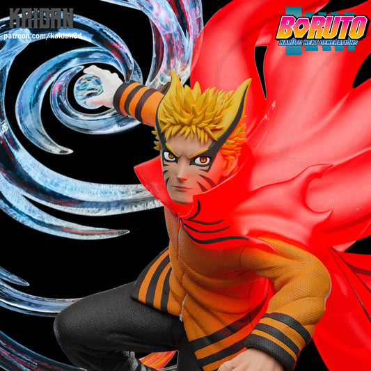 Naruto Bayron Mode - Unassembled and Unpainted Garage Kit - Model Designed by Kaidan3D