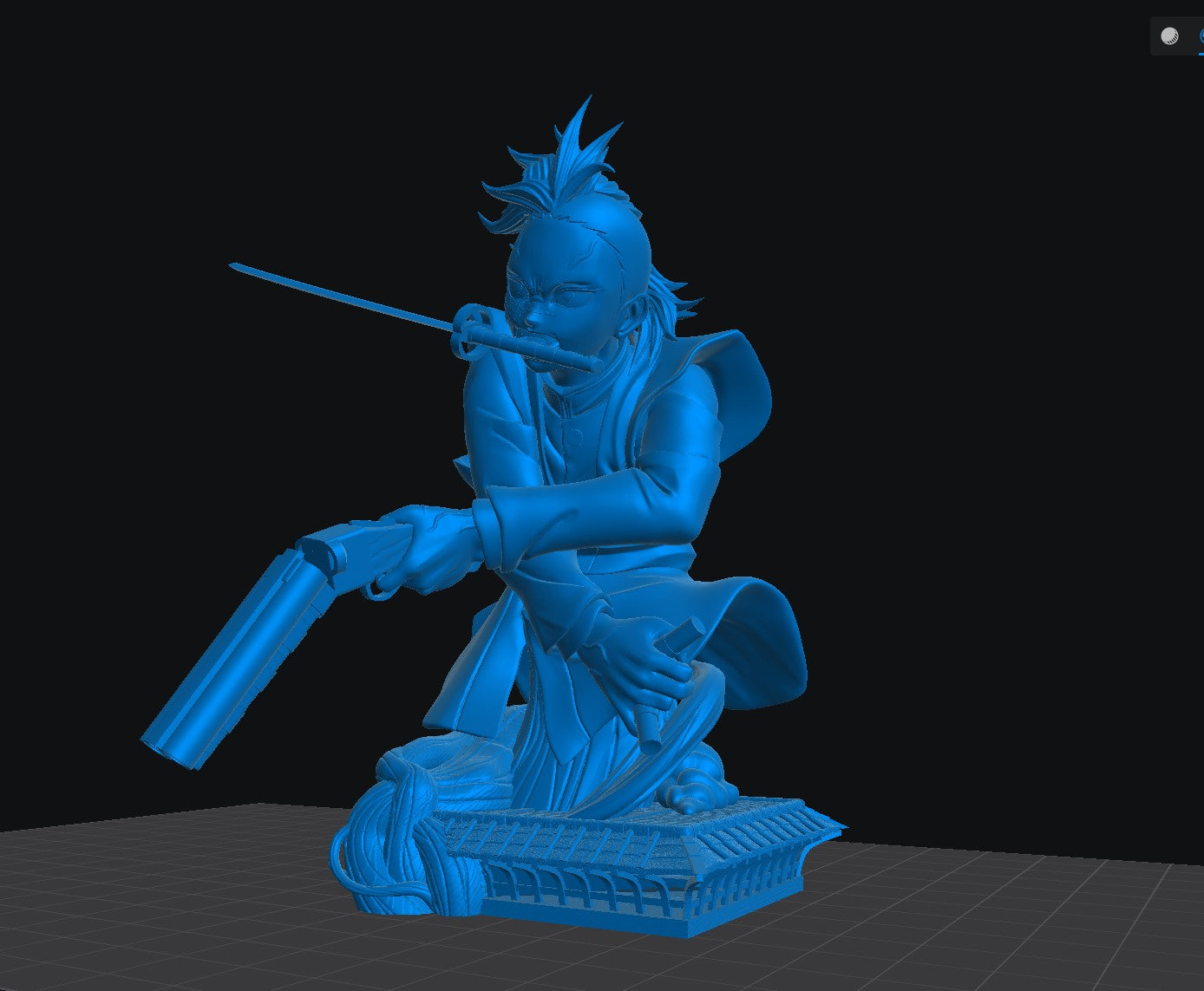 Genya - Unassembled and Unpainted Garage Kit - Model Designed by Sekai3D