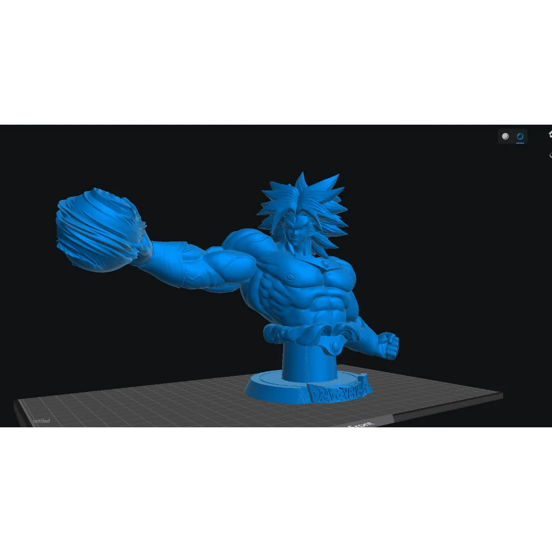 Goku vs Broly - Unassembled and Unpainted Garage Kit - Models Designed by Sekai3D