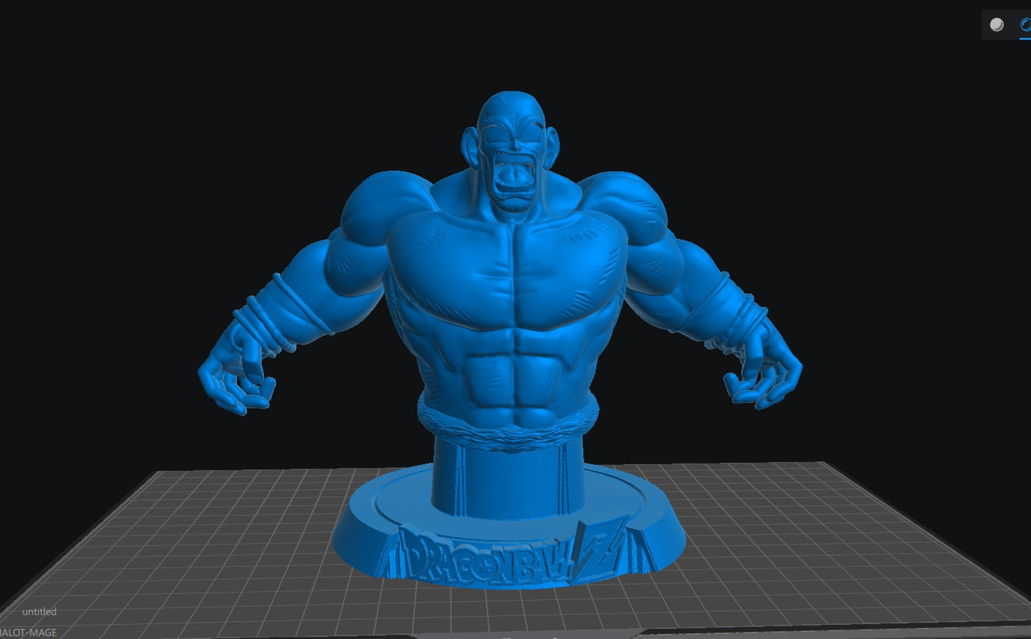 Goku vs Nappa  - Unassembled and Unpainted Garage Kit - Model Designed by Sekai3D