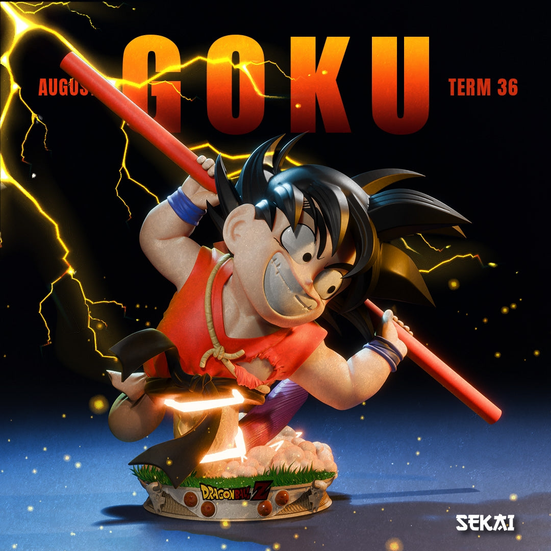 Goku vs Tao Pai Pai - Unassembled and Unpainted Garage Kit - Model Designed by Sekai3D