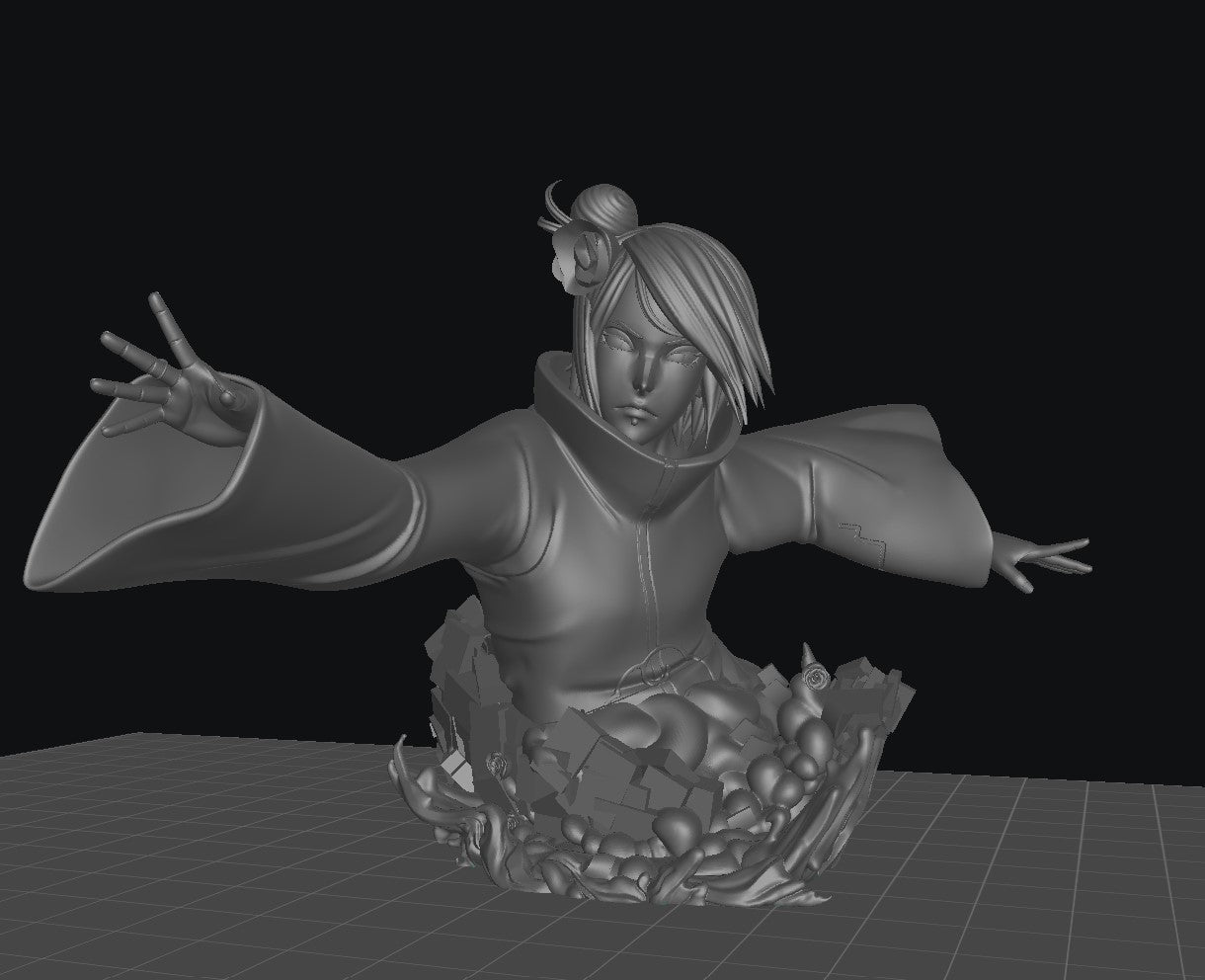Konan - Unassembled and Unpainted Garage Kit - Model Designed by Sekai3D