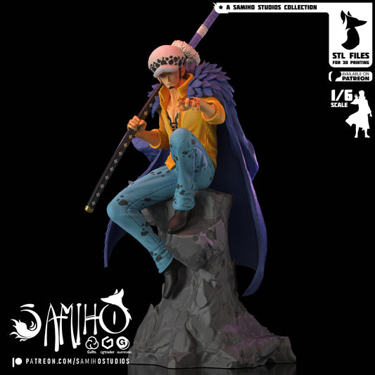 Law - Unassembled and Unpainted Garage Kit - Model Designed by Samiho Studios