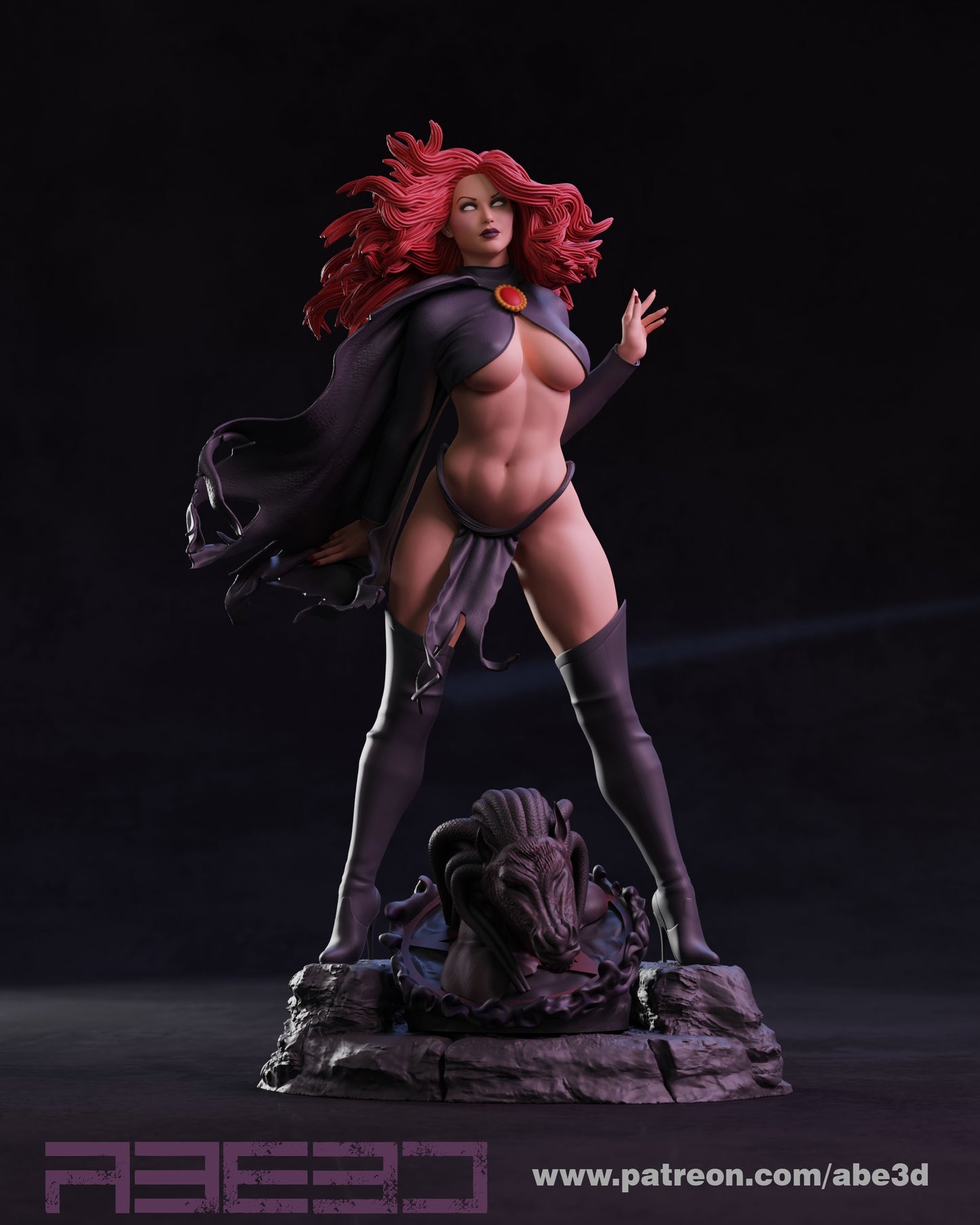 Madelyne (VARIANT PARTS INCLUDED) - Unassembled and Unpainted Garage Kit - Model Designed by Abe3d