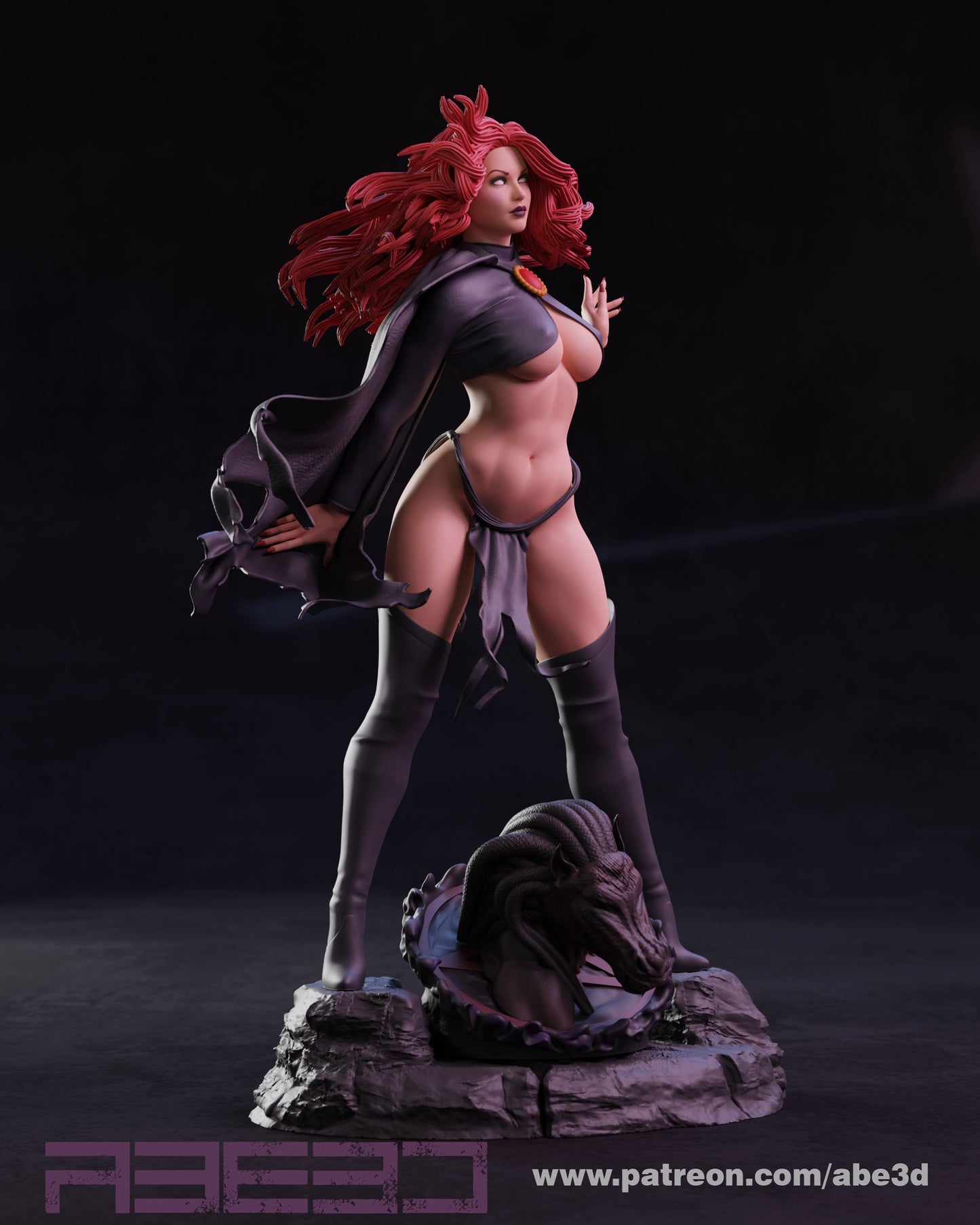 Madelyne (VARIANT PARTS INCLUDED) - Unassembled and Unpainted Garage Kit - Model Designed by Abe3d