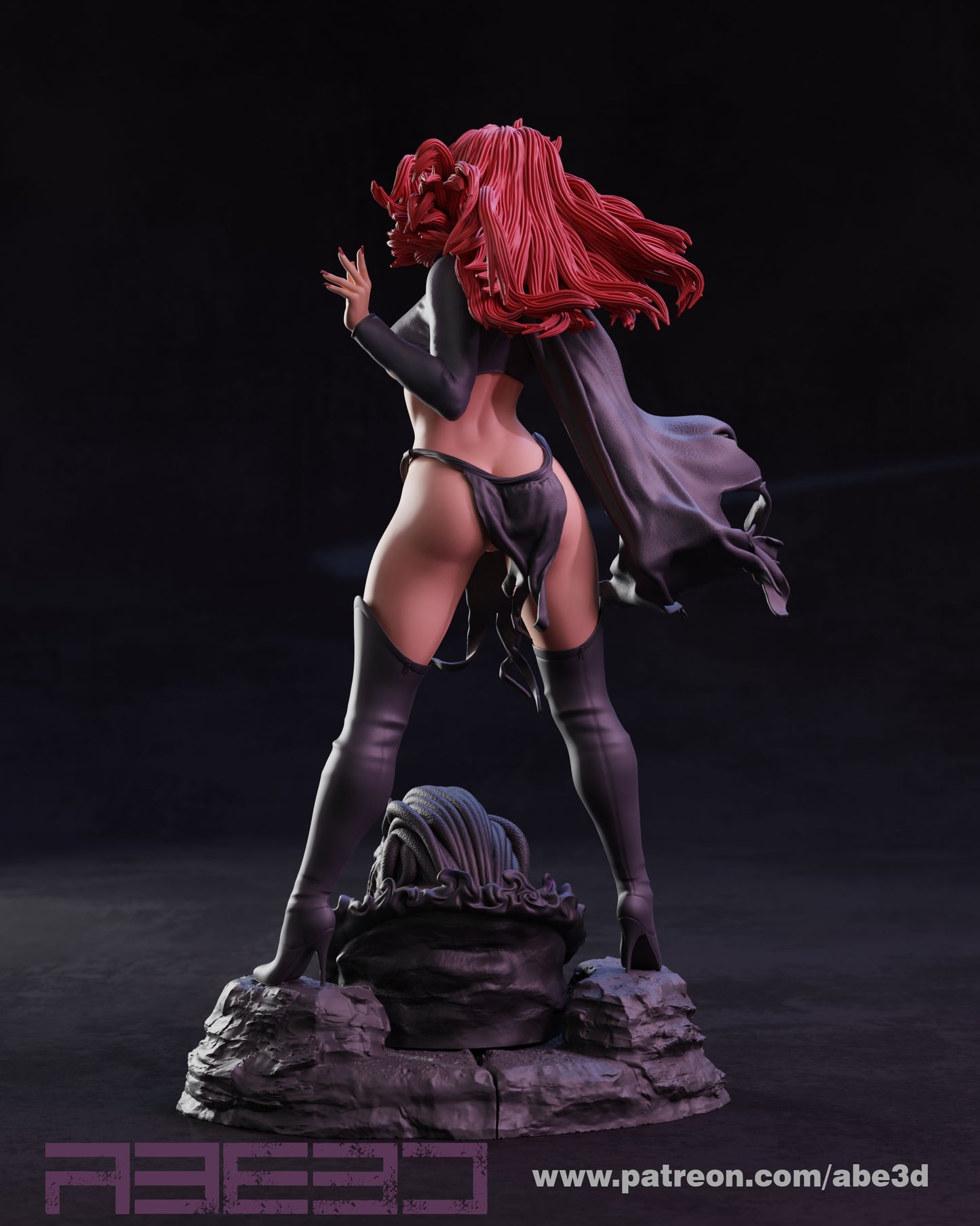 Madelyne (VARIANT PARTS INCLUDED) - Unassembled and Unpainted Garage Kit - Model Designed by Abe3d