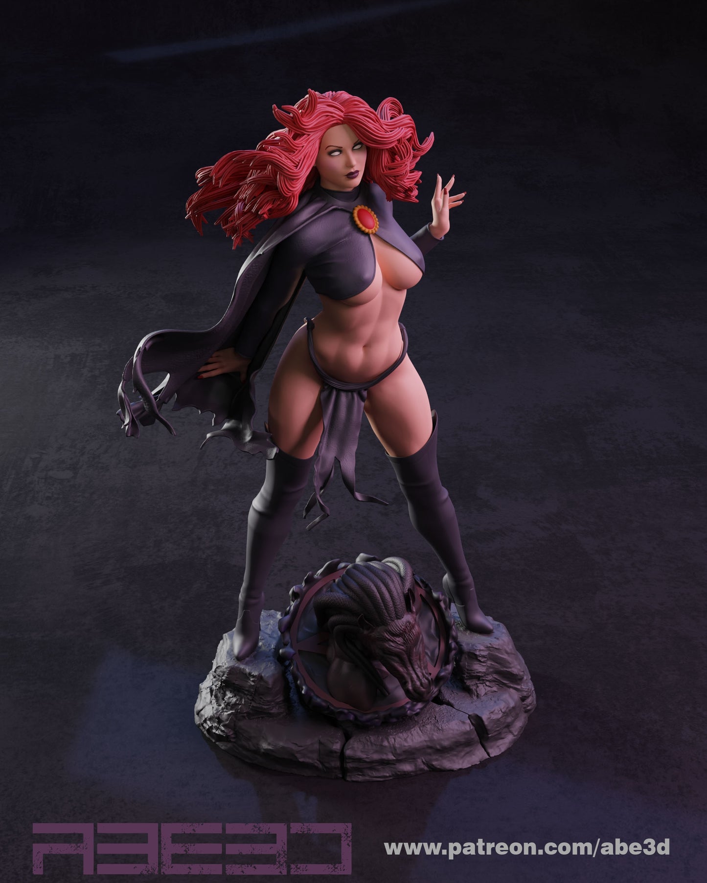 Madelyne (VARIANT PARTS INCLUDED) - Unassembled and Unpainted Garage Kit - Model Designed by Abe3d