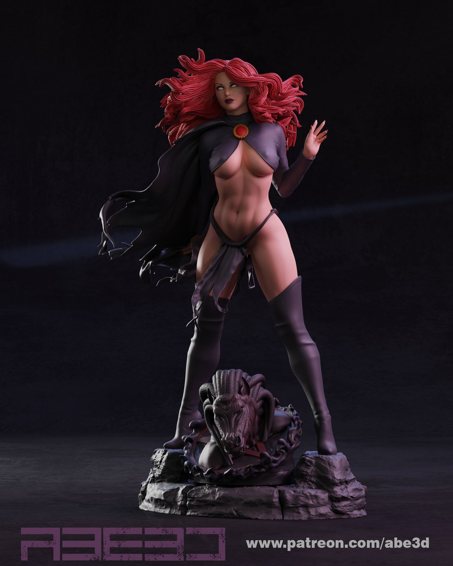 Madelyne (VARIANT PARTS INCLUDED) - Unassembled and Unpainted Garage Kit - Model Designed by Abe3d
