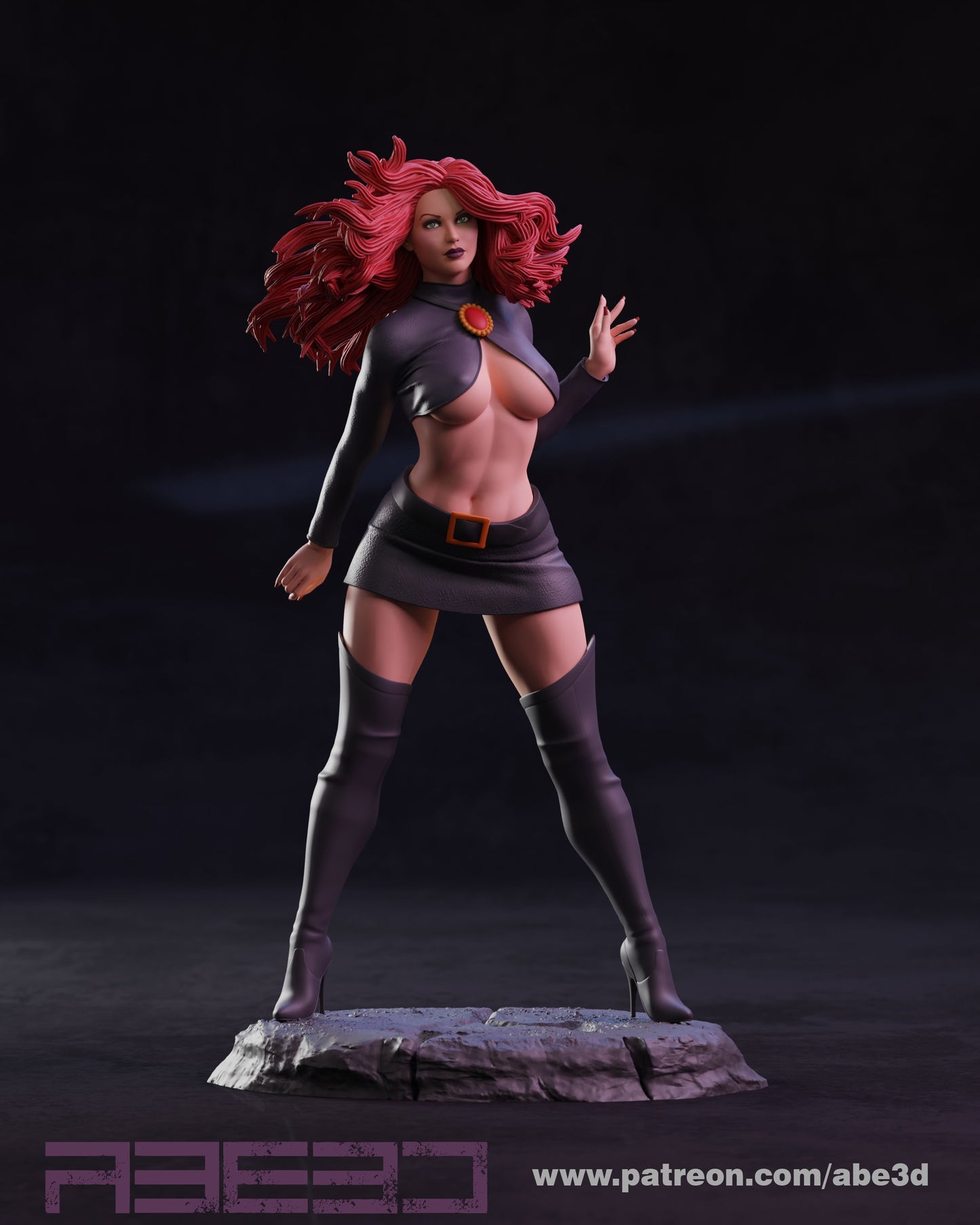 Madelyne (VARIANT PARTS INCLUDED) - Unassembled and Unpainted Garage Kit - Model Designed by Abe3d