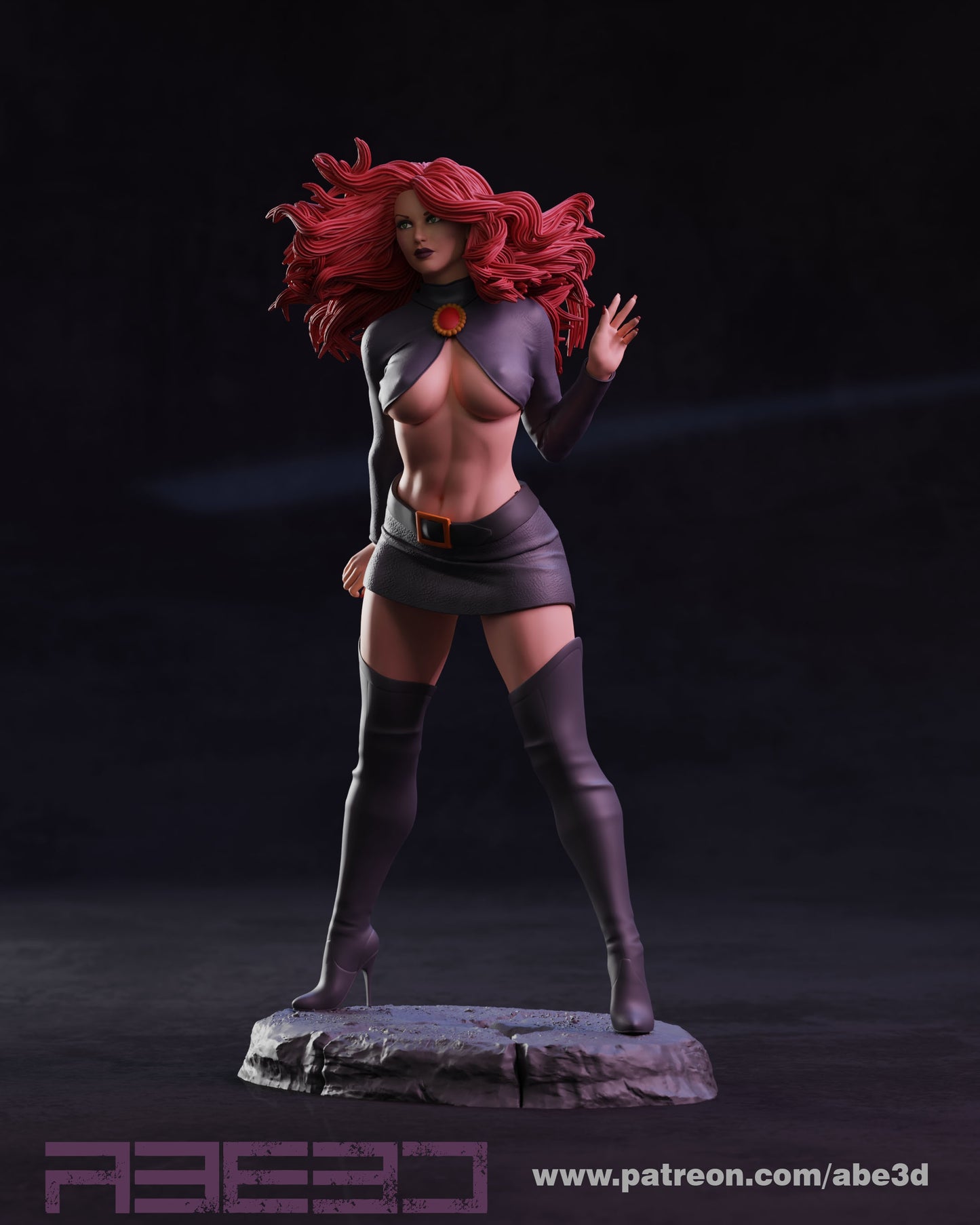 Madelyne (VARIANT PARTS INCLUDED) - Unassembled and Unpainted Garage Kit - Model Designed by Abe3d
