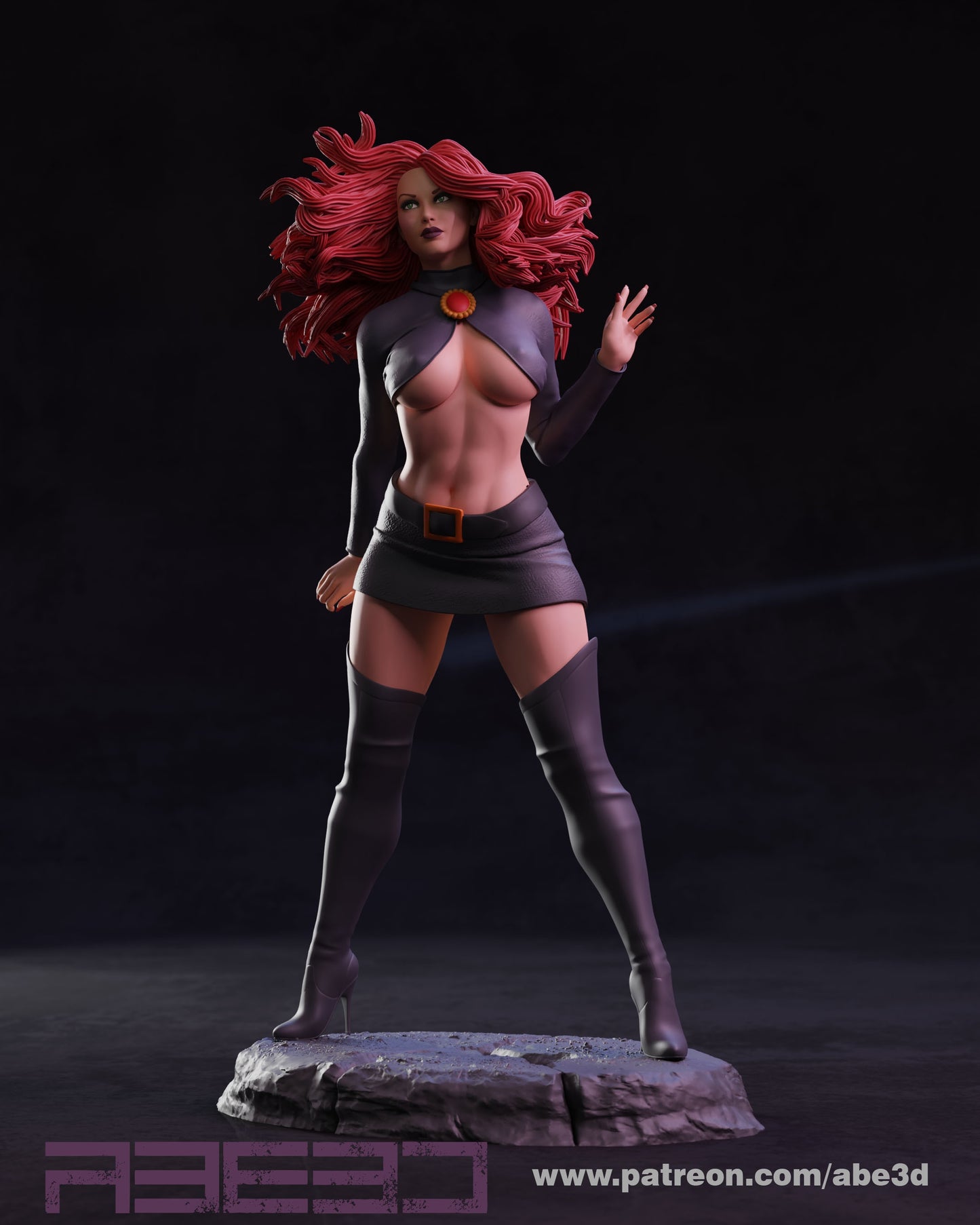 Madelyne (VARIANT PARTS INCLUDED) - Unassembled and Unpainted Garage Kit - Model Designed by Abe3d