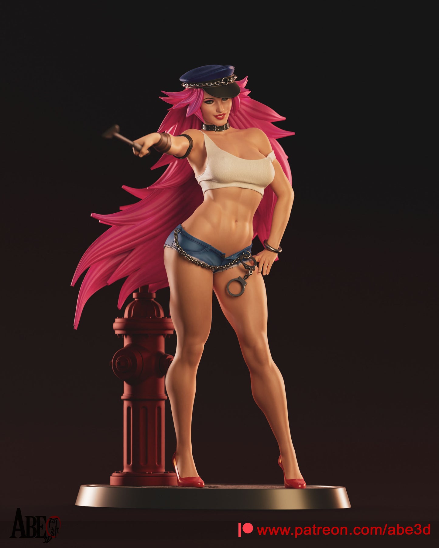 Poison - Unassembled and Unpainted Garage Kit - Model Designed by Abe3d