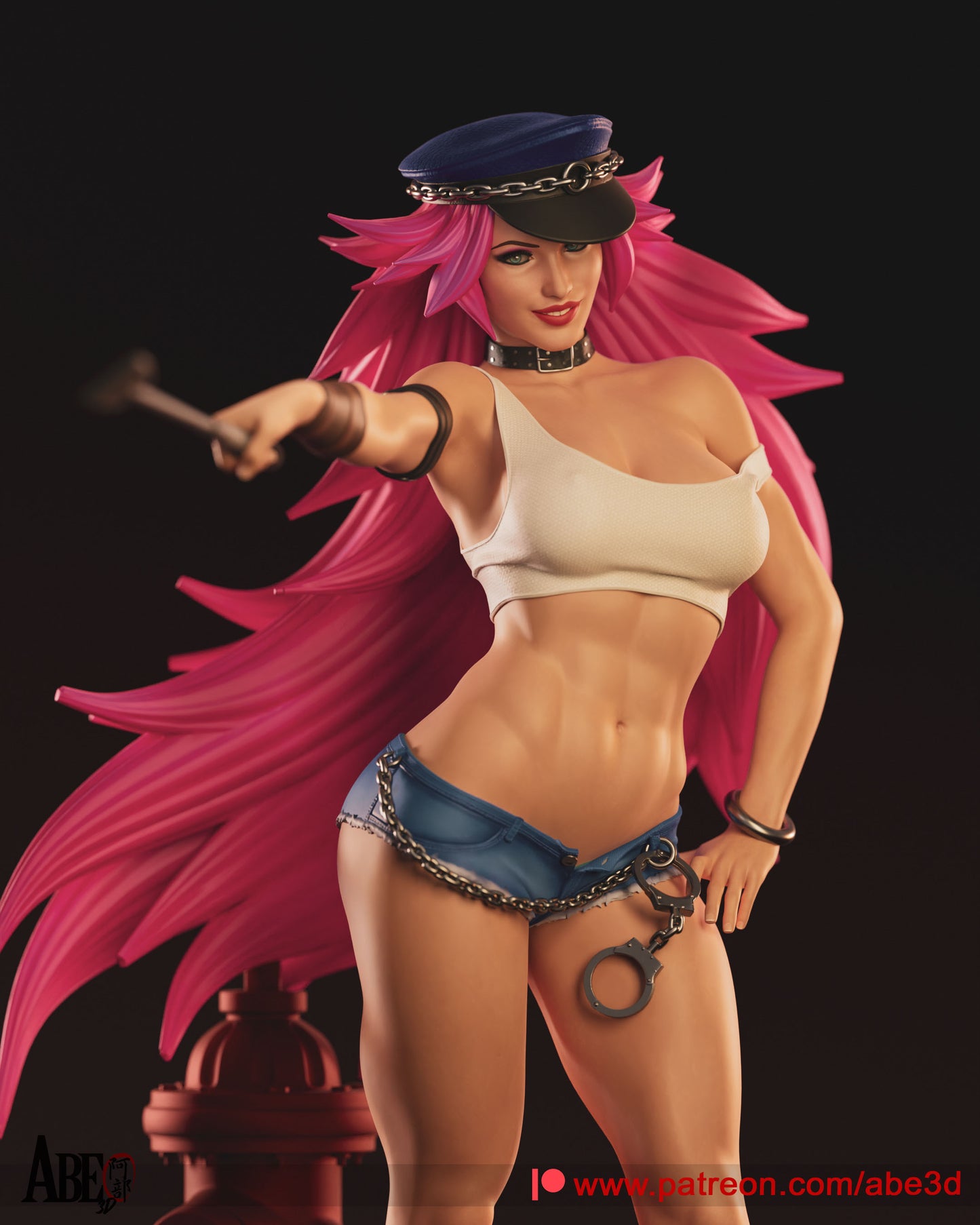 Poison - Unassembled and Unpainted Garage Kit - Model Designed by Abe3d