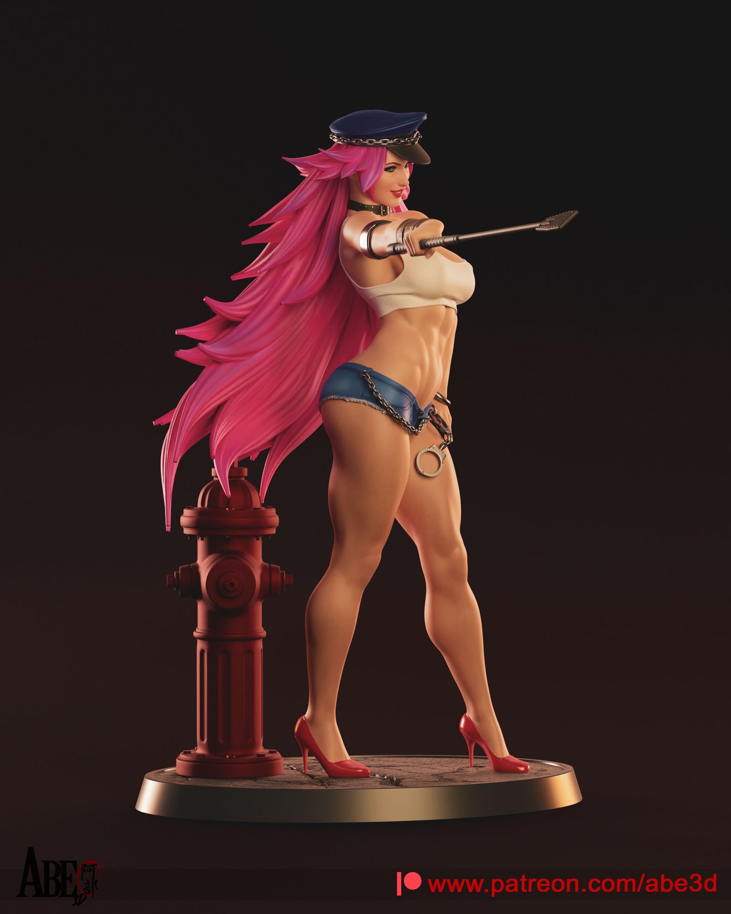 Poison - Unassembled and Unpainted Garage Kit - Model Designed by Abe3d