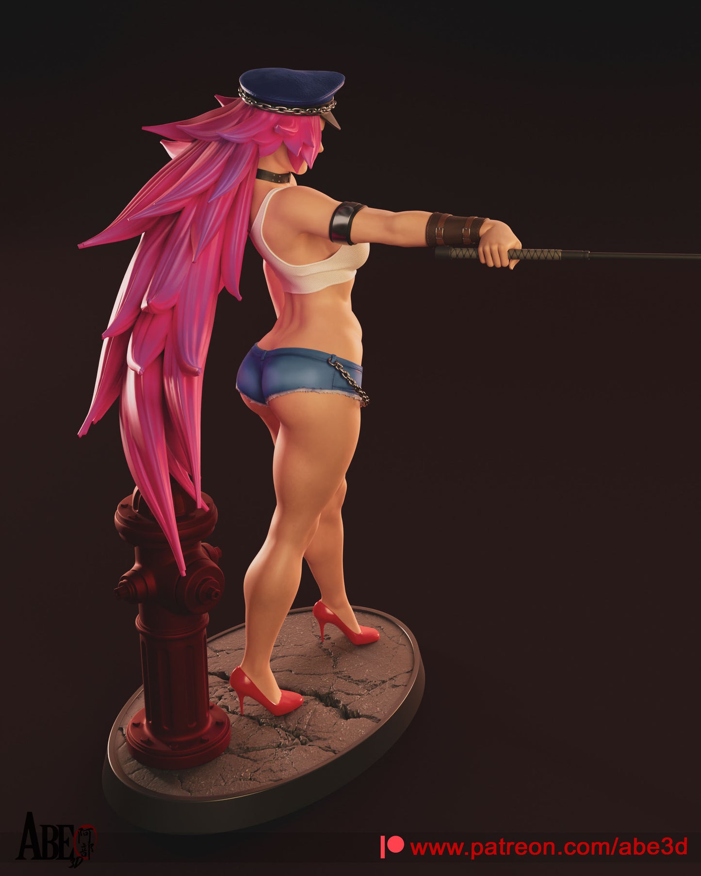 Poison - Unassembled and Unpainted Garage Kit - Model Designed by Abe3d
