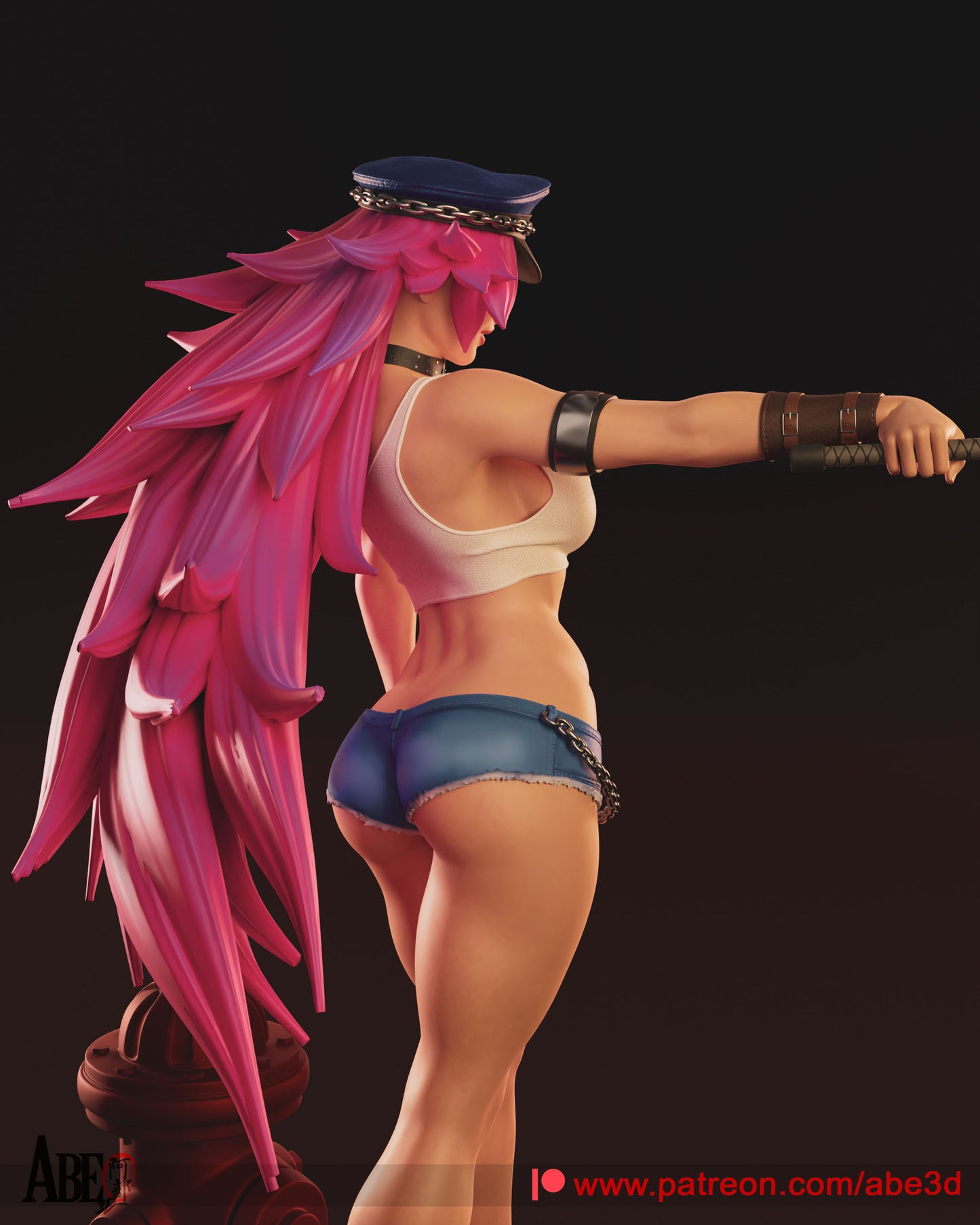 Poison - Unassembled and Unpainted Garage Kit - Model Designed by Abe3d