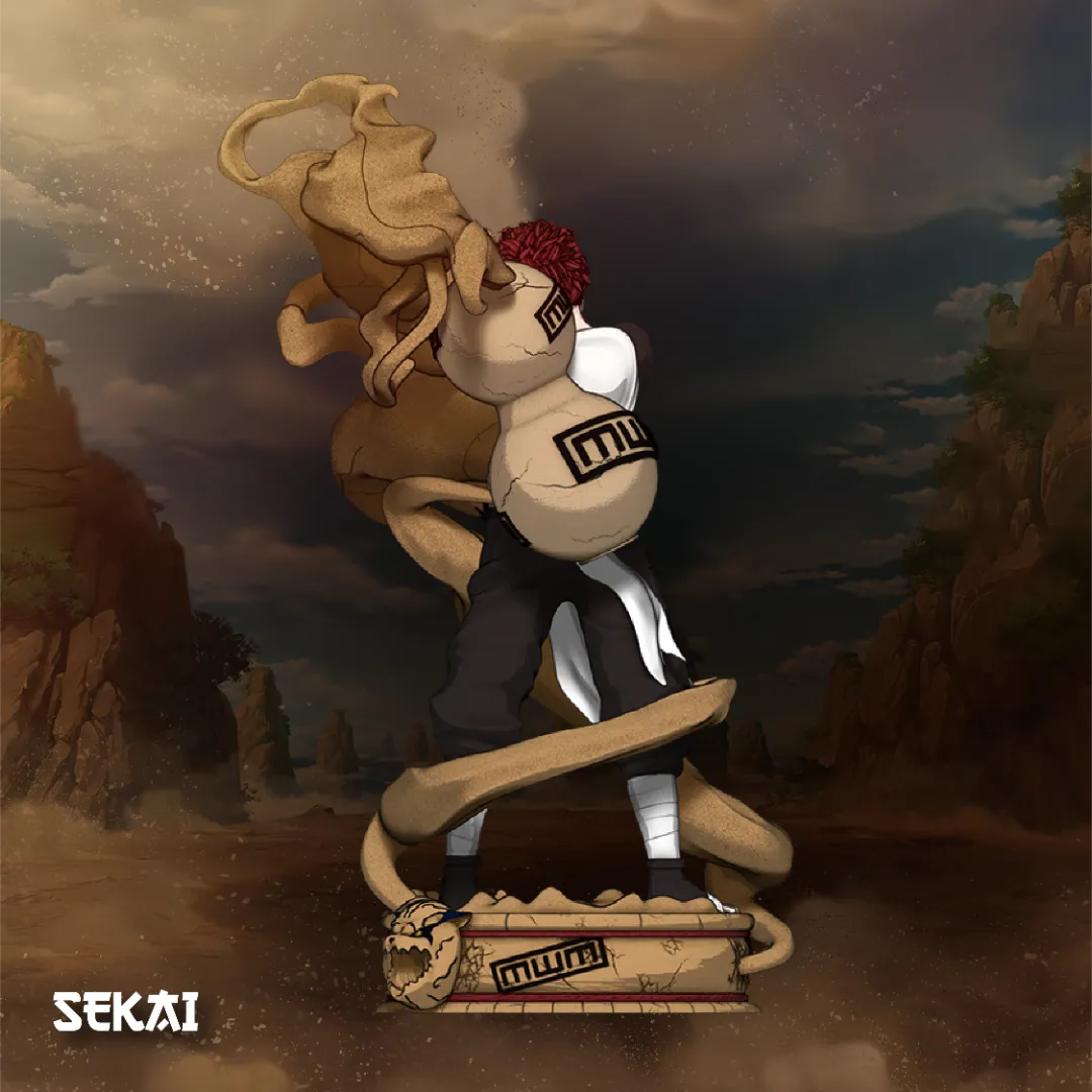 Gaara - Unassembled and Unpainted Garage Kit - Model Designed by Sekai3D