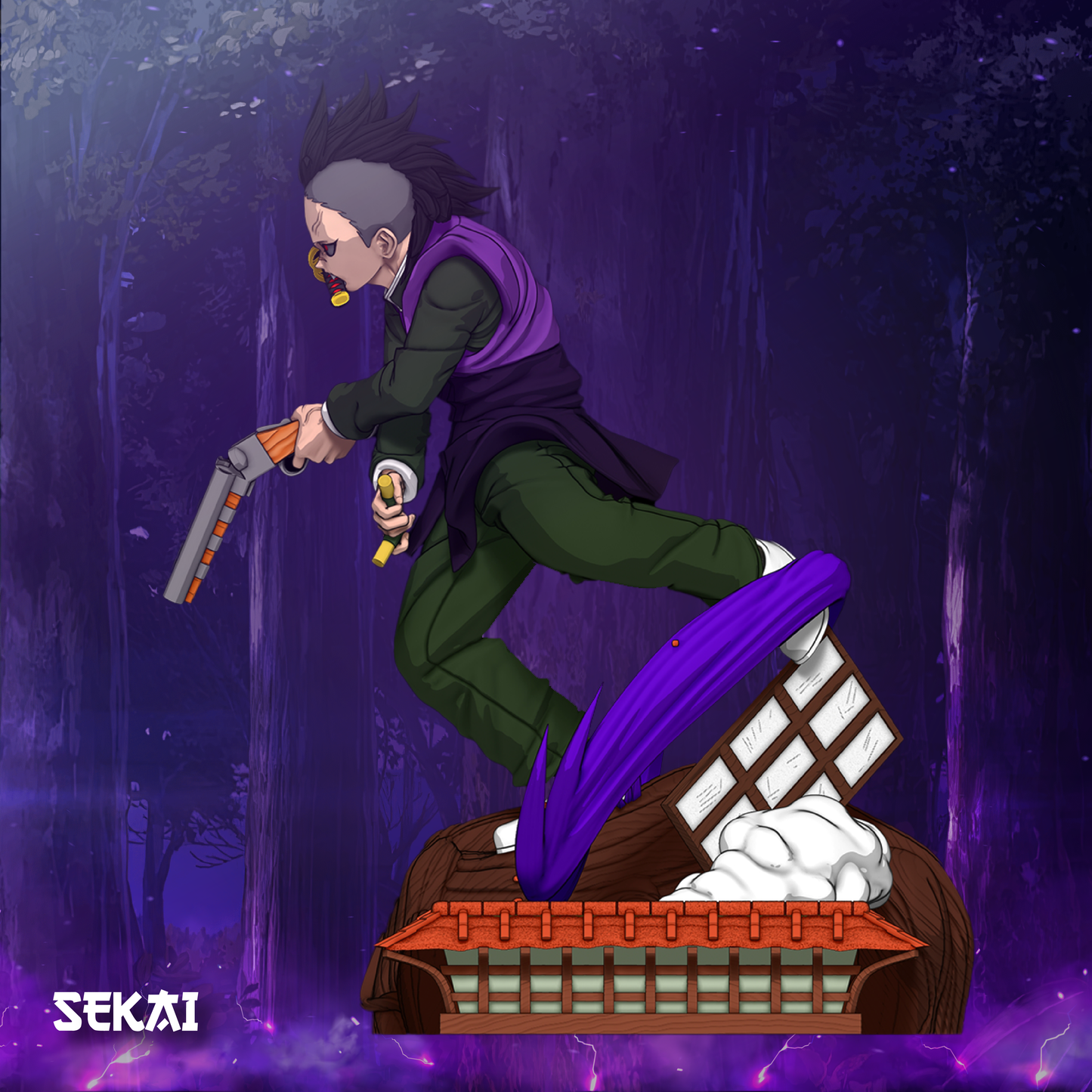 Genya - Unassembled and Unpainted Garage Kit - Model Designed by Sekai3D