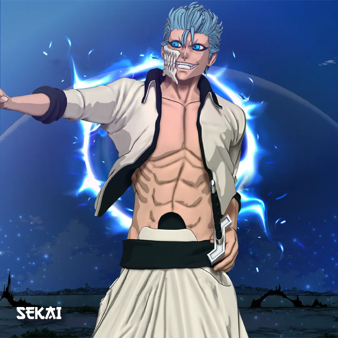 Grimmjow - Unassembled and Unpainted Garage Kit - Model Designed by Sekai3D