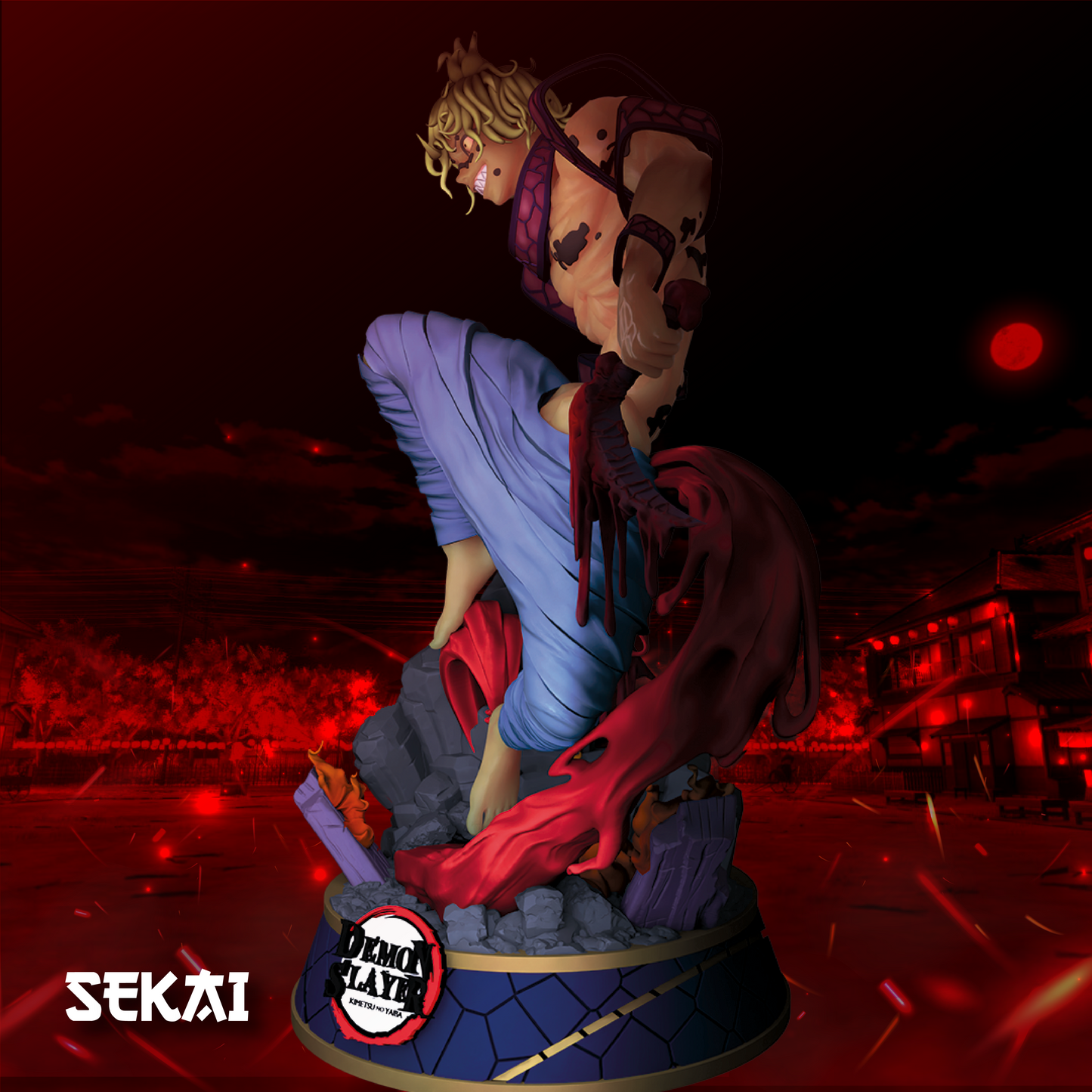 Gyutaro - Unassembled and Unpainted Garage Kit - Model Designed by Sekai3D