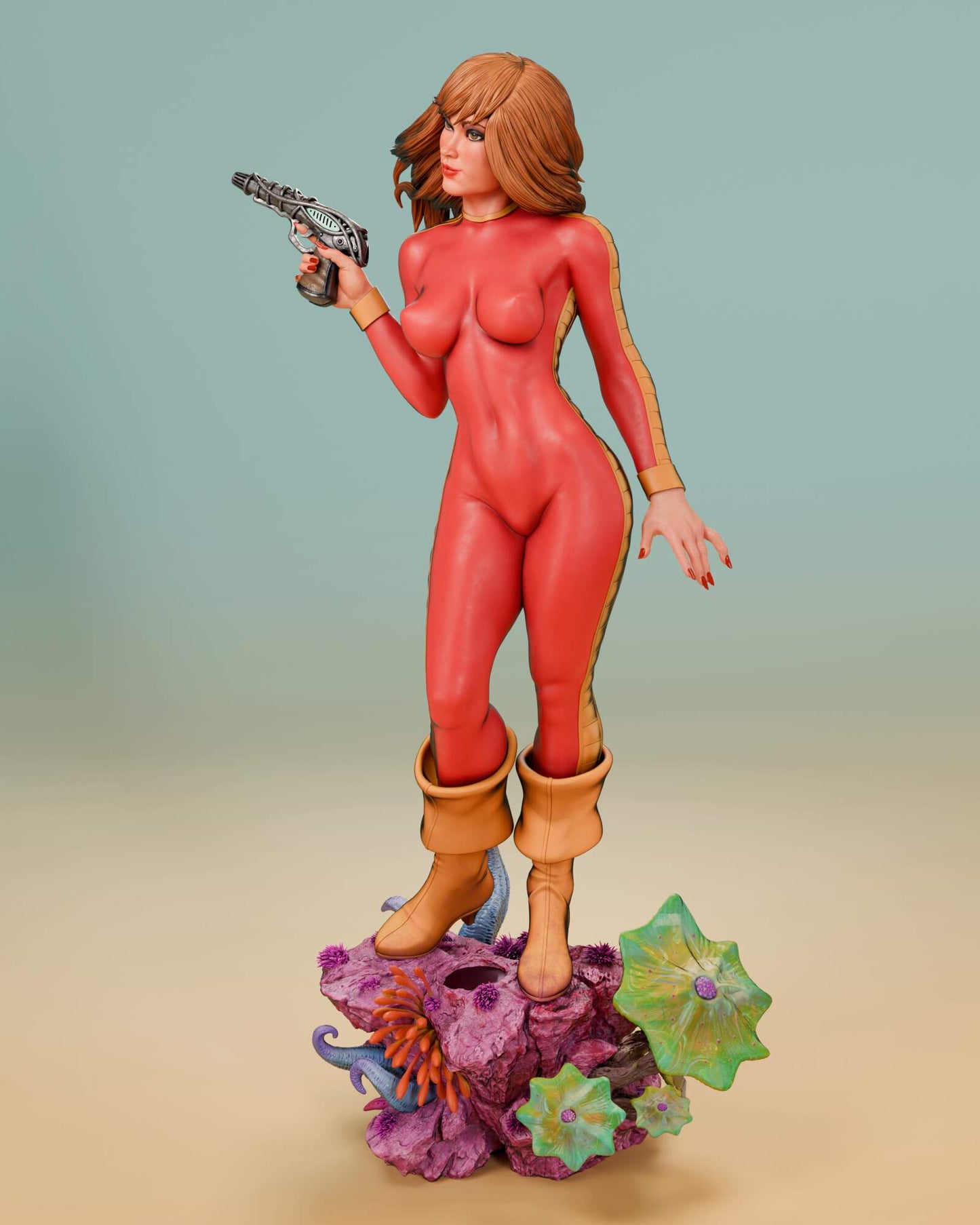 Barbarella - Unassembled and Unpainted Garage Kit - Model Designed by Abe3D/Stompa
