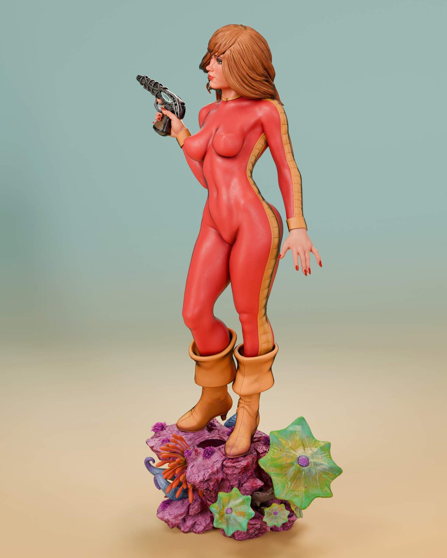 Barbarella - Unassembled and Unpainted Garage Kit - Model Designed by Abe3D/Stompa