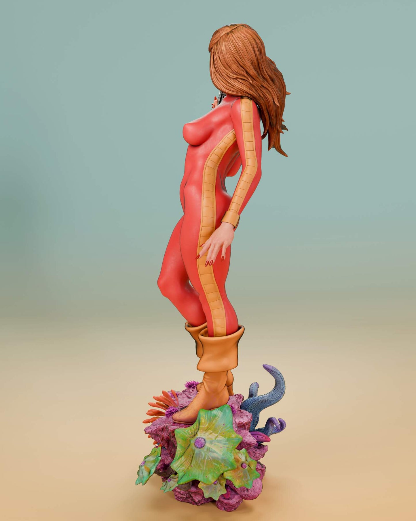 Barbarella - Unassembled and Unpainted Garage Kit - Model Designed by Abe3D/Stompa