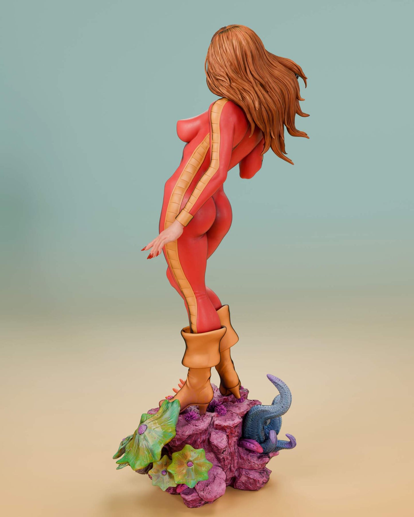 Barbarella - Unassembled and Unpainted Garage Kit - Model Designed by Abe3D/Stompa