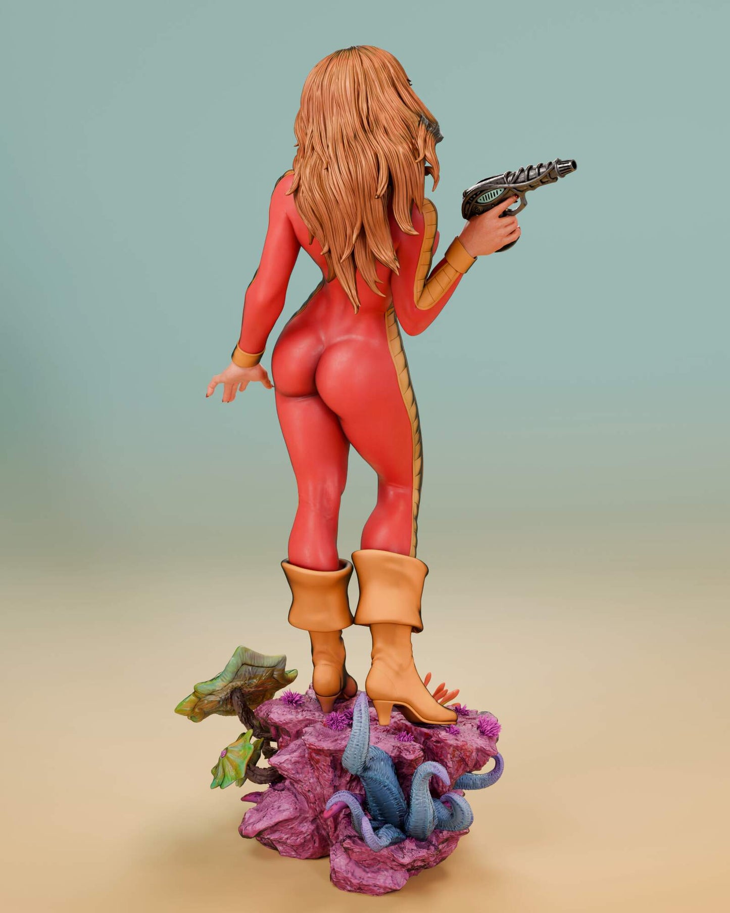 Barbarella - Unassembled and Unpainted Garage Kit - Model Designed by Abe3D/Stompa