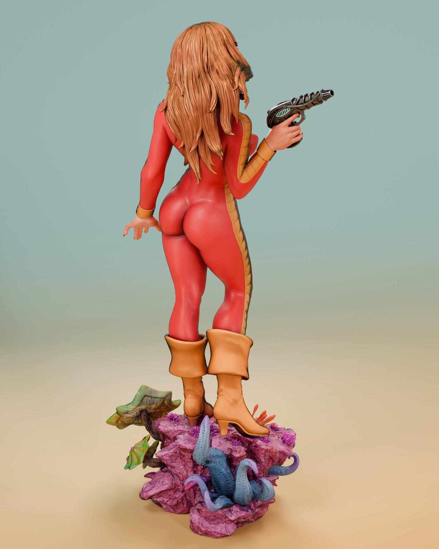 Barbarella - Unassembled and Unpainted Garage Kit - Model Designed by Abe3D/Stompa