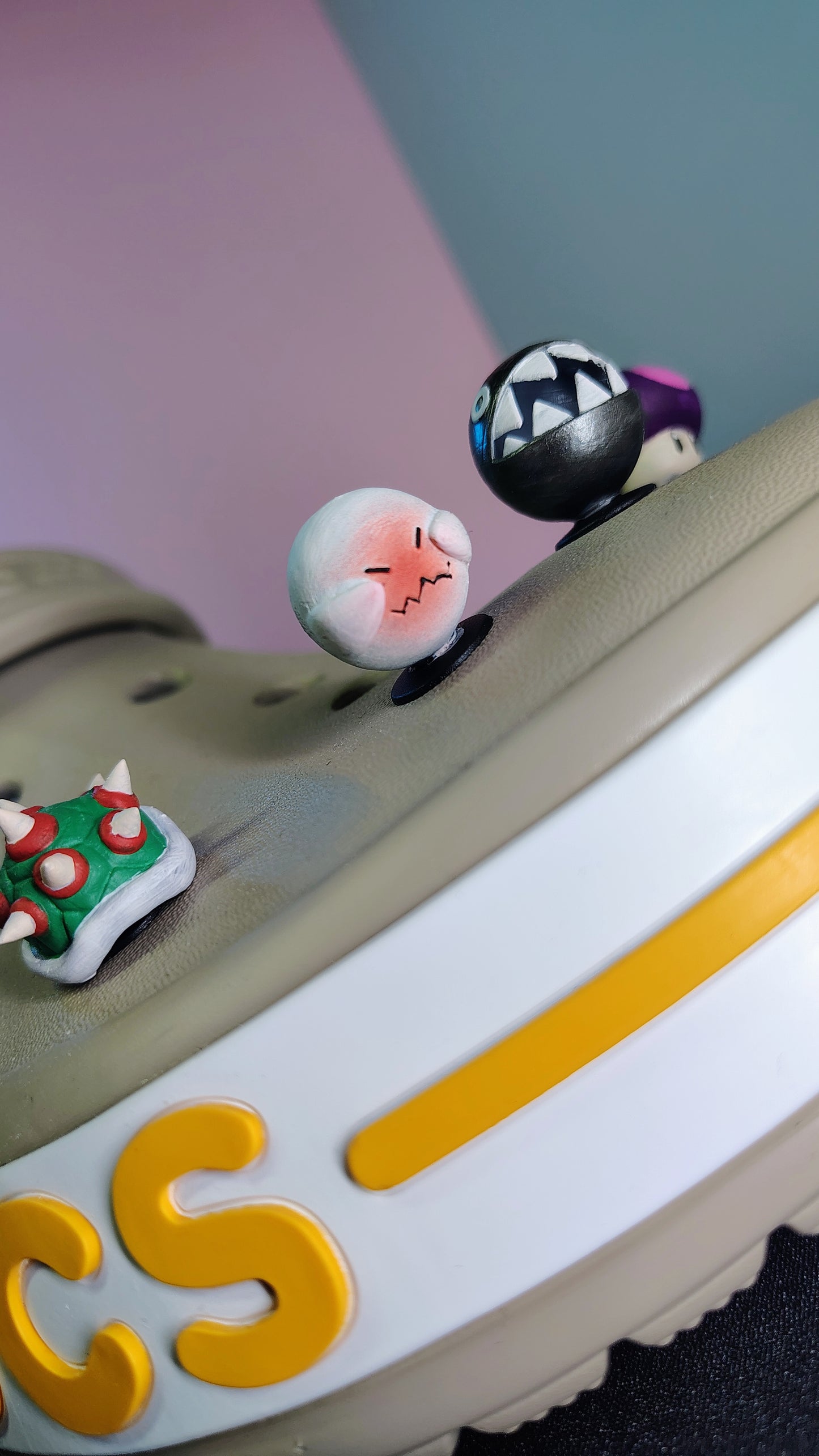 Mario Evil Shoe Charm Set - Printed and Painted