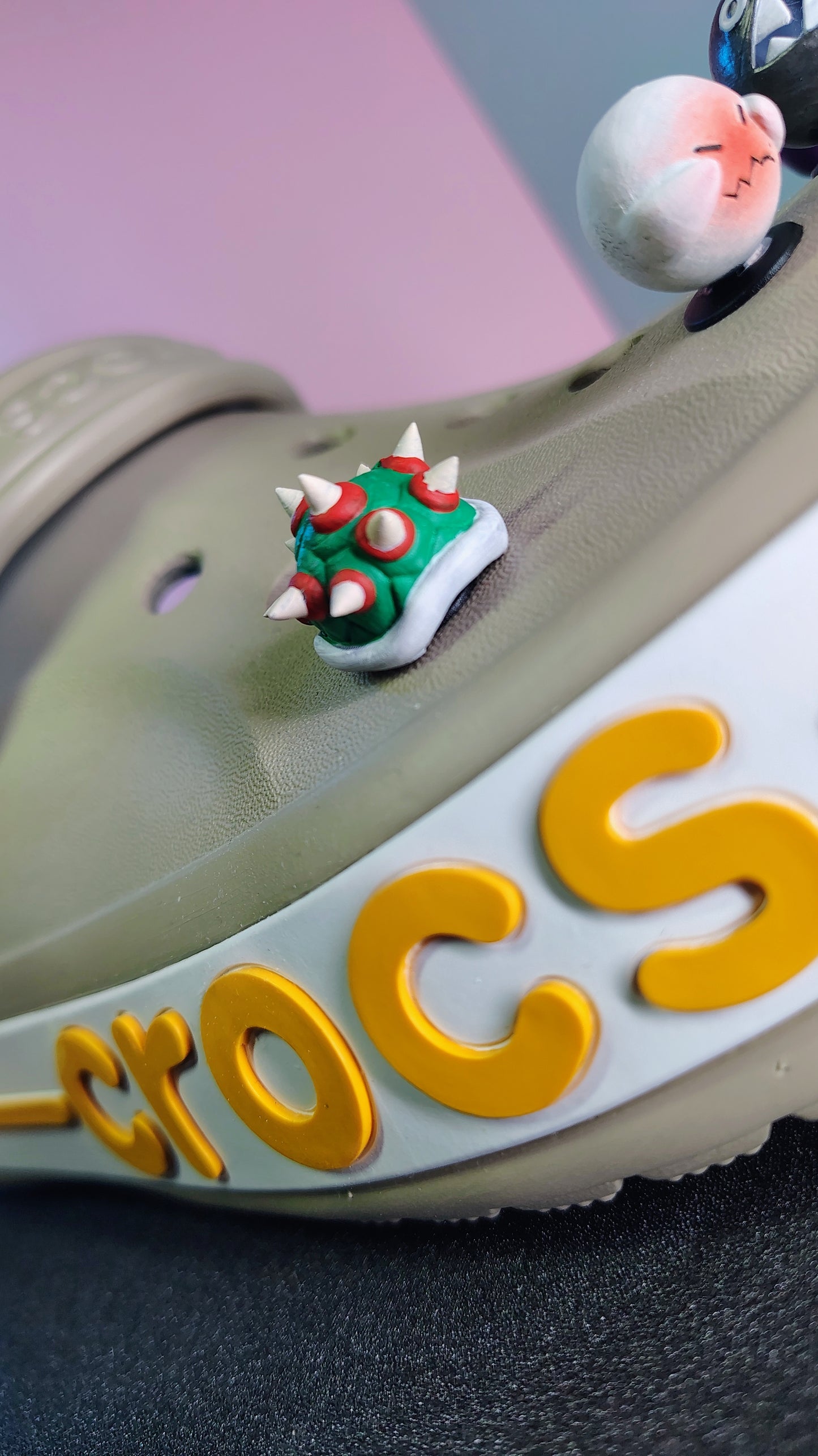 Mario Evil Shoe Charm Set - Printed and Painted