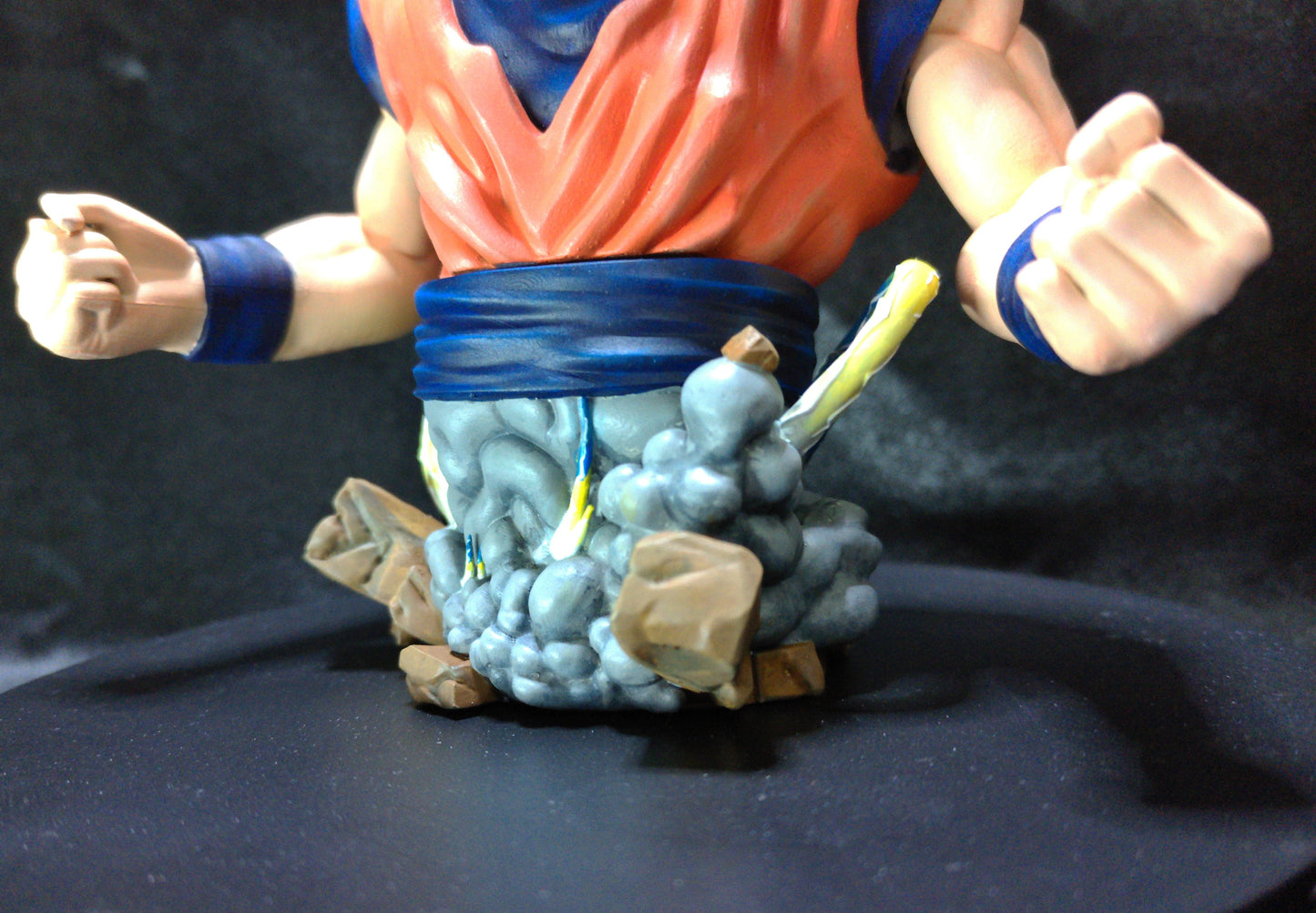 Ultimate Gohan Bust - 3D Printed, PAINTED, and Unassembled Figurine - Model Designed by Sekai3D
