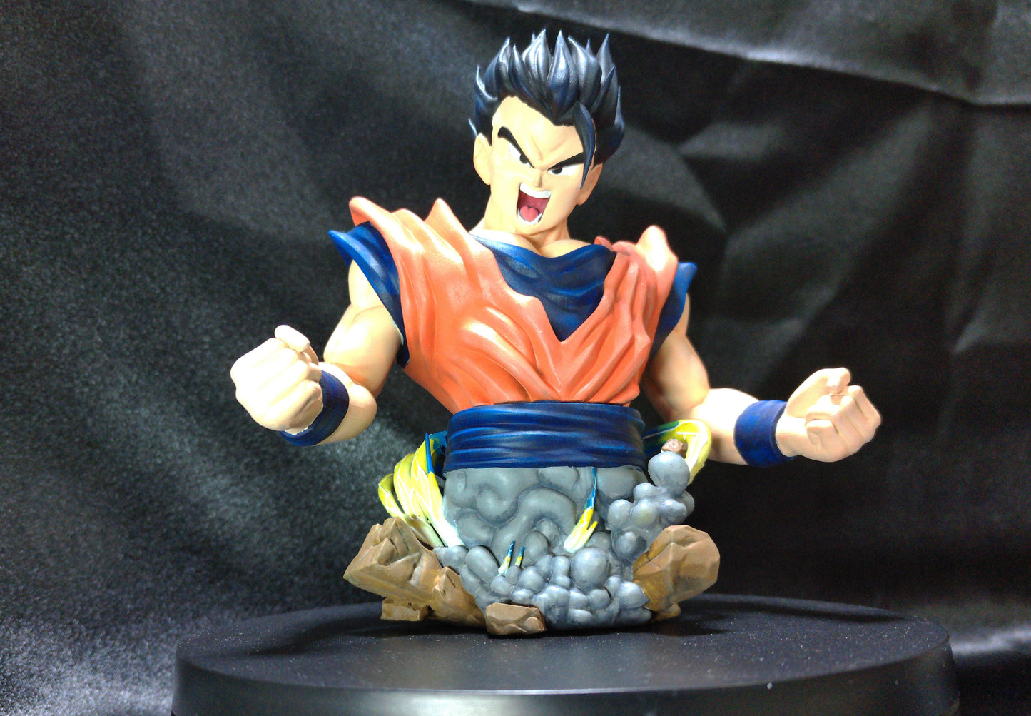 Ultimate Gohan Bust - 3D Printed, PAINTED, and Unassembled Figurine - Model Designed by Sekai3D